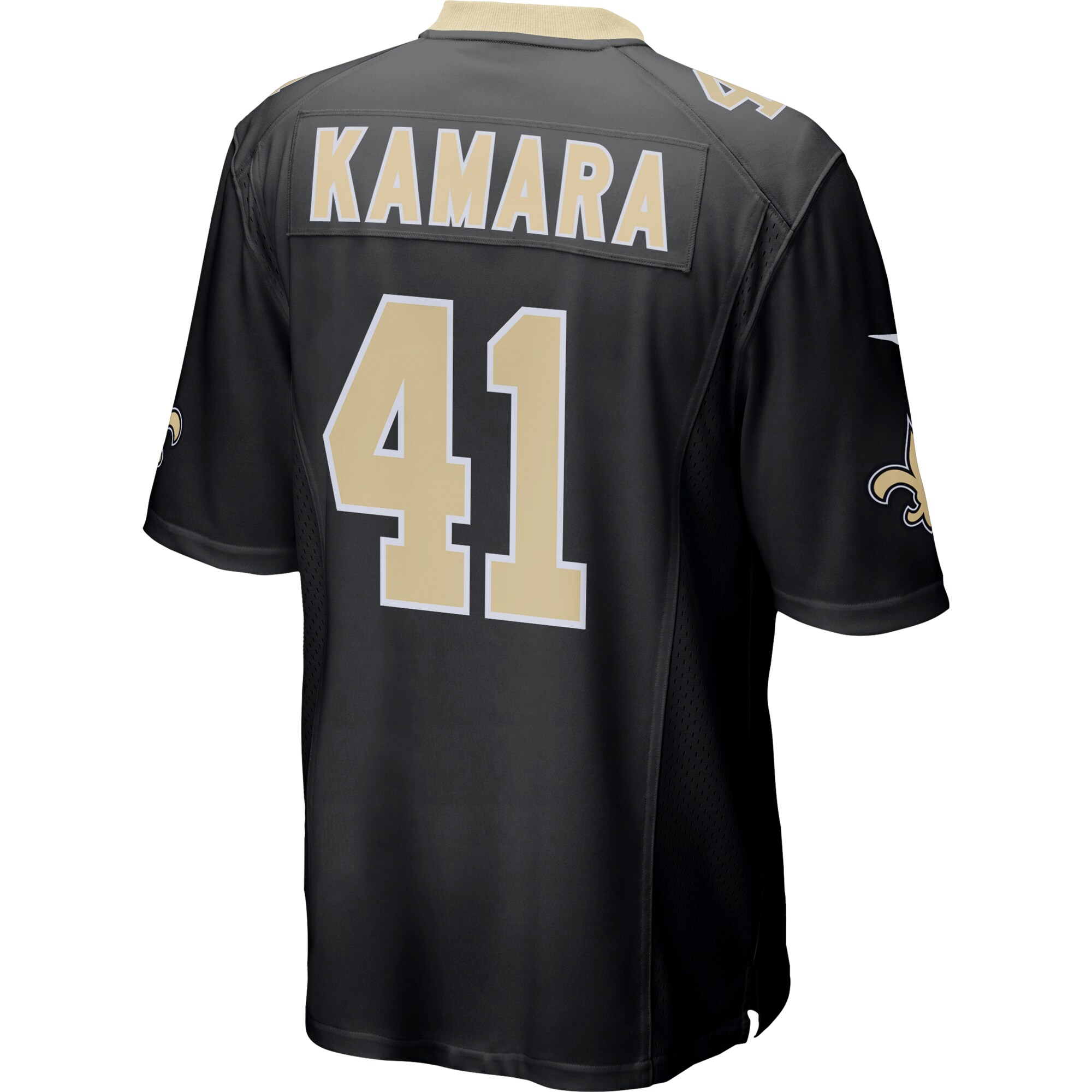 Alvin Kamara New Orleans Saints Nike Game Jersey – Black Clowdercats