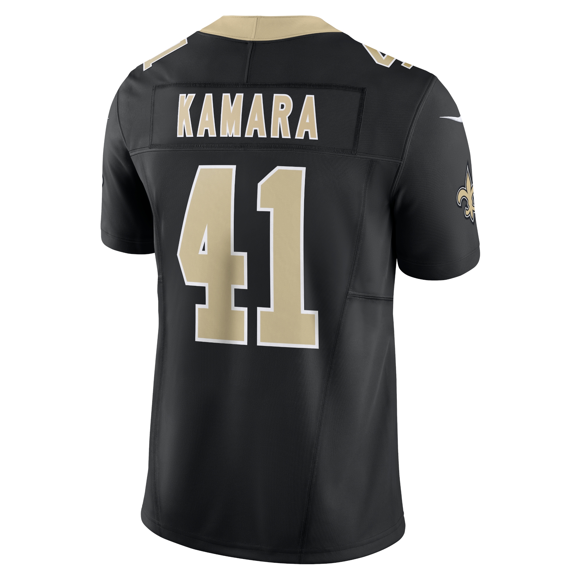 Alvin Kamara New Orleans Saints Nike Vapor F.U.S.E. Limited Jersey – Black Clowdercats