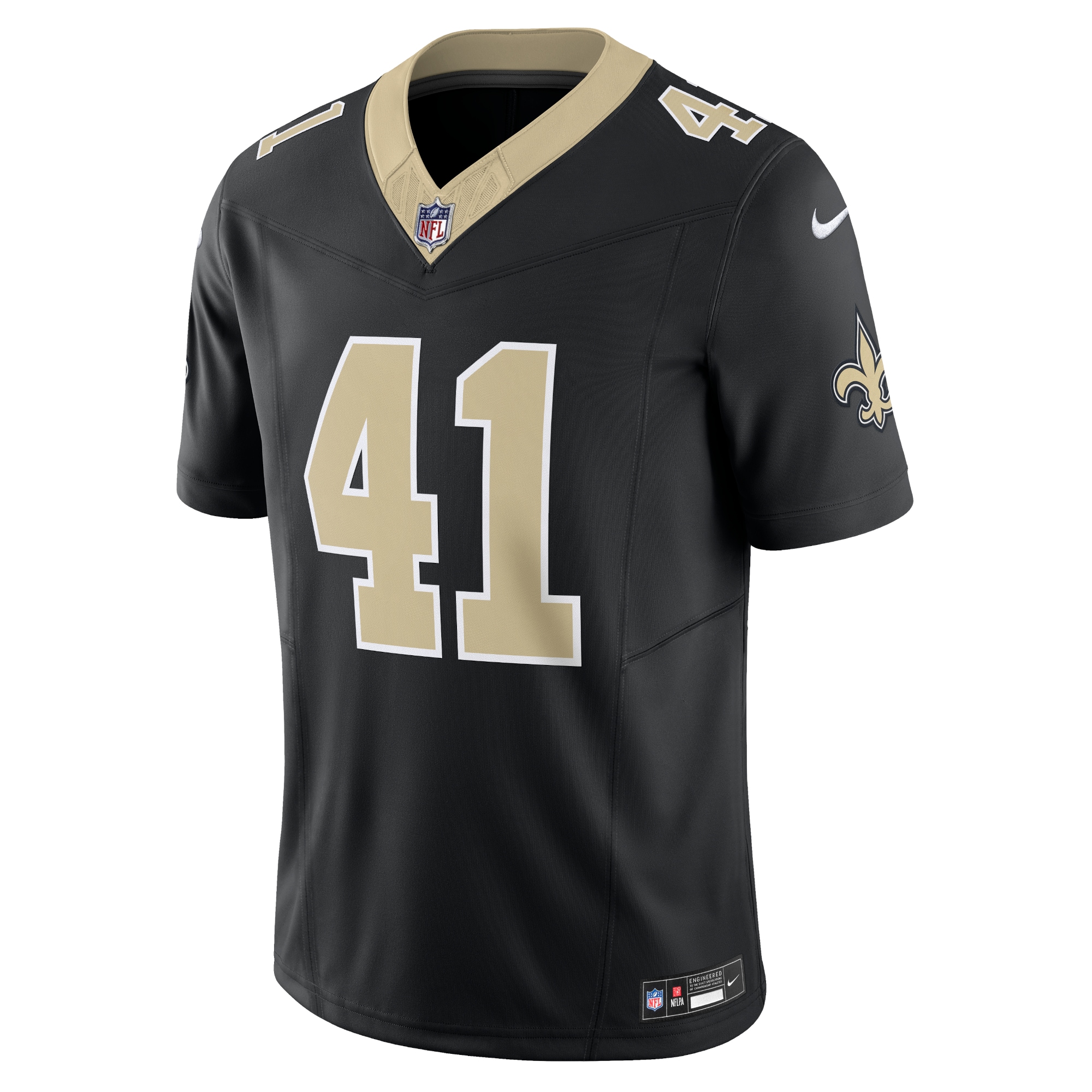 Alvin Kamara New Orleans Saints Nike Vapor F.U.S.E. Limited Jersey – Black Clowdercats
