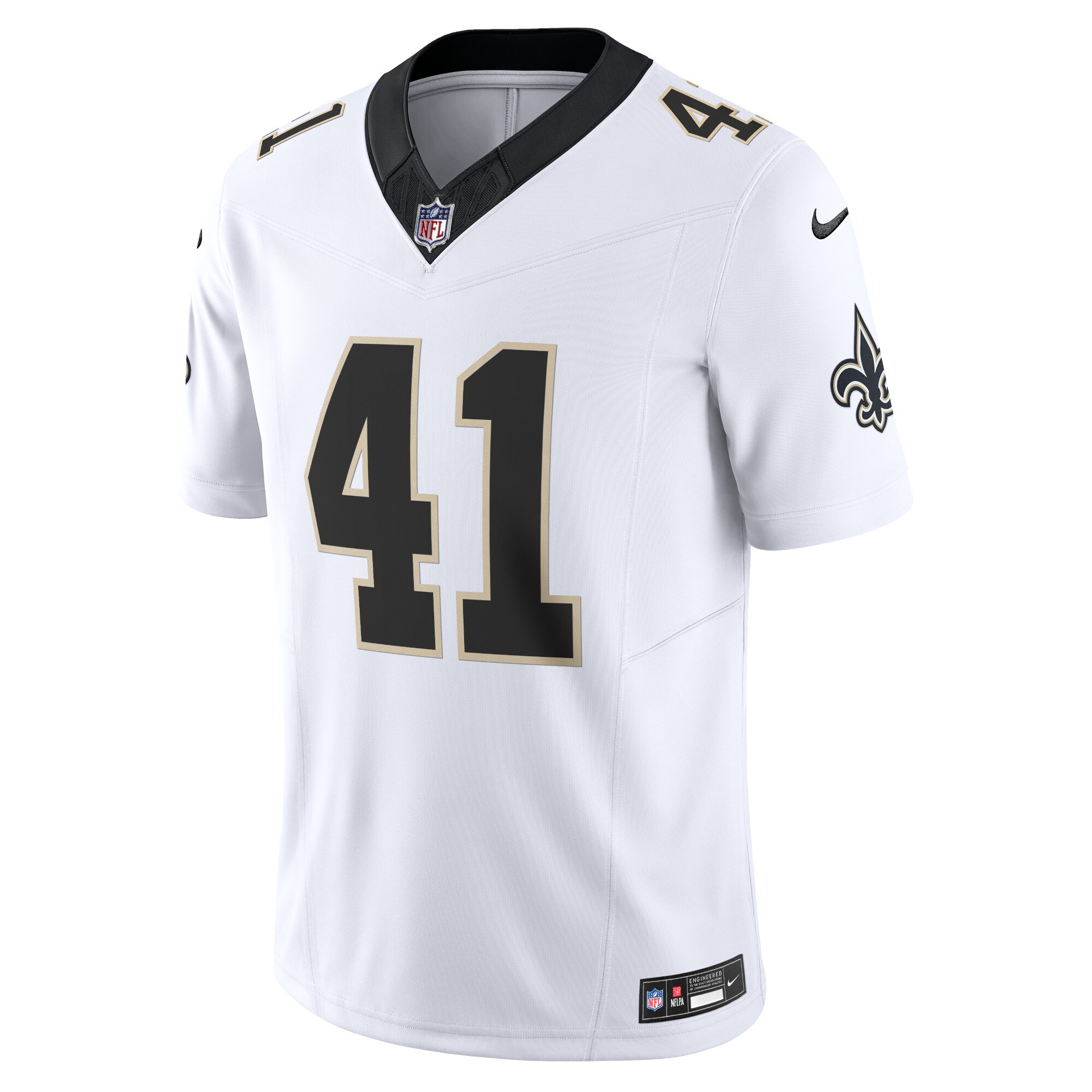 Alvin Kamara New Orleans Saints Nike Vapor F.U.S.E. Limited Jersey – White Clowdercats