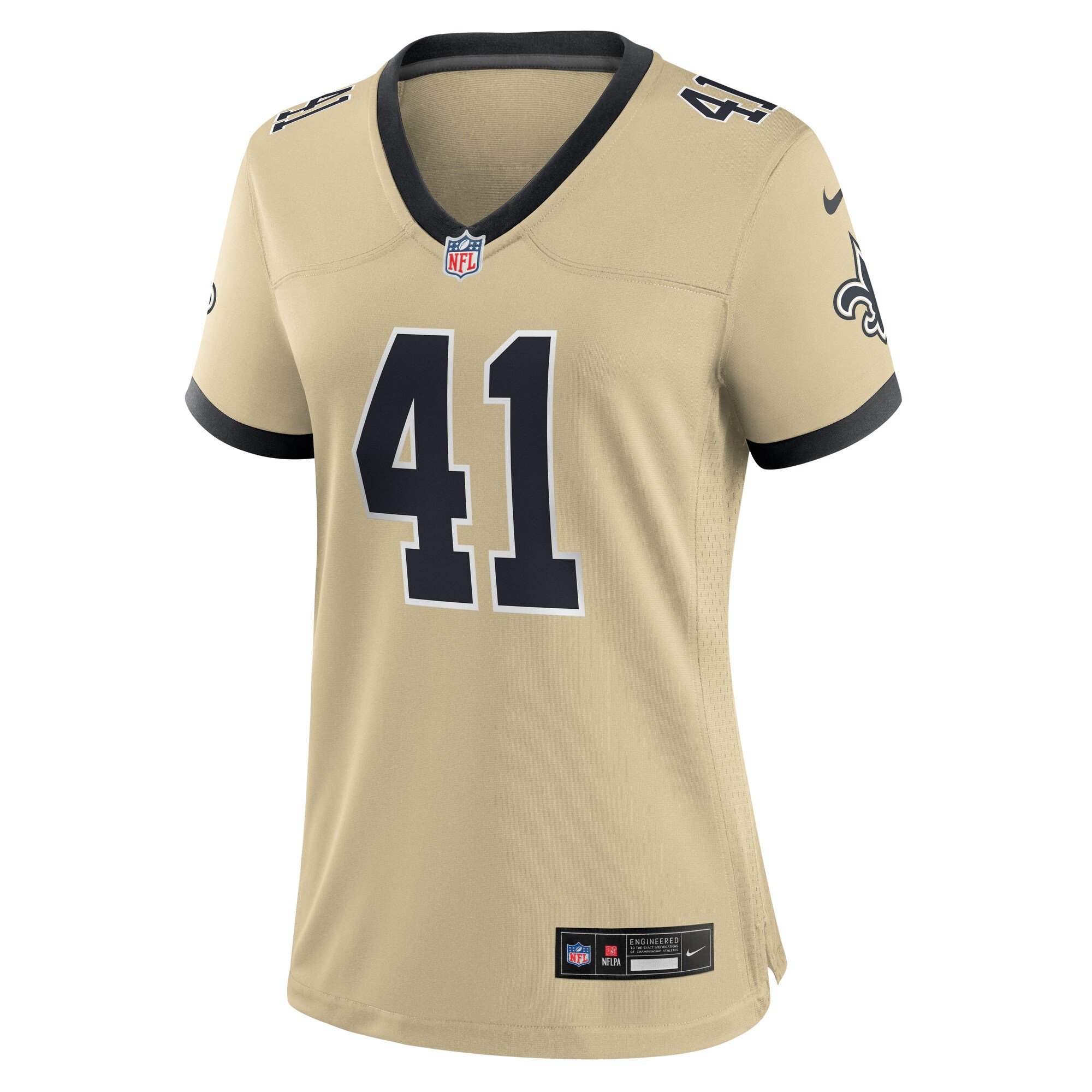 Alvin Kamara New Orleans Saints Nike Women’s Gameday Golds Alternate Game Player Jersey – Gold Clowdercats