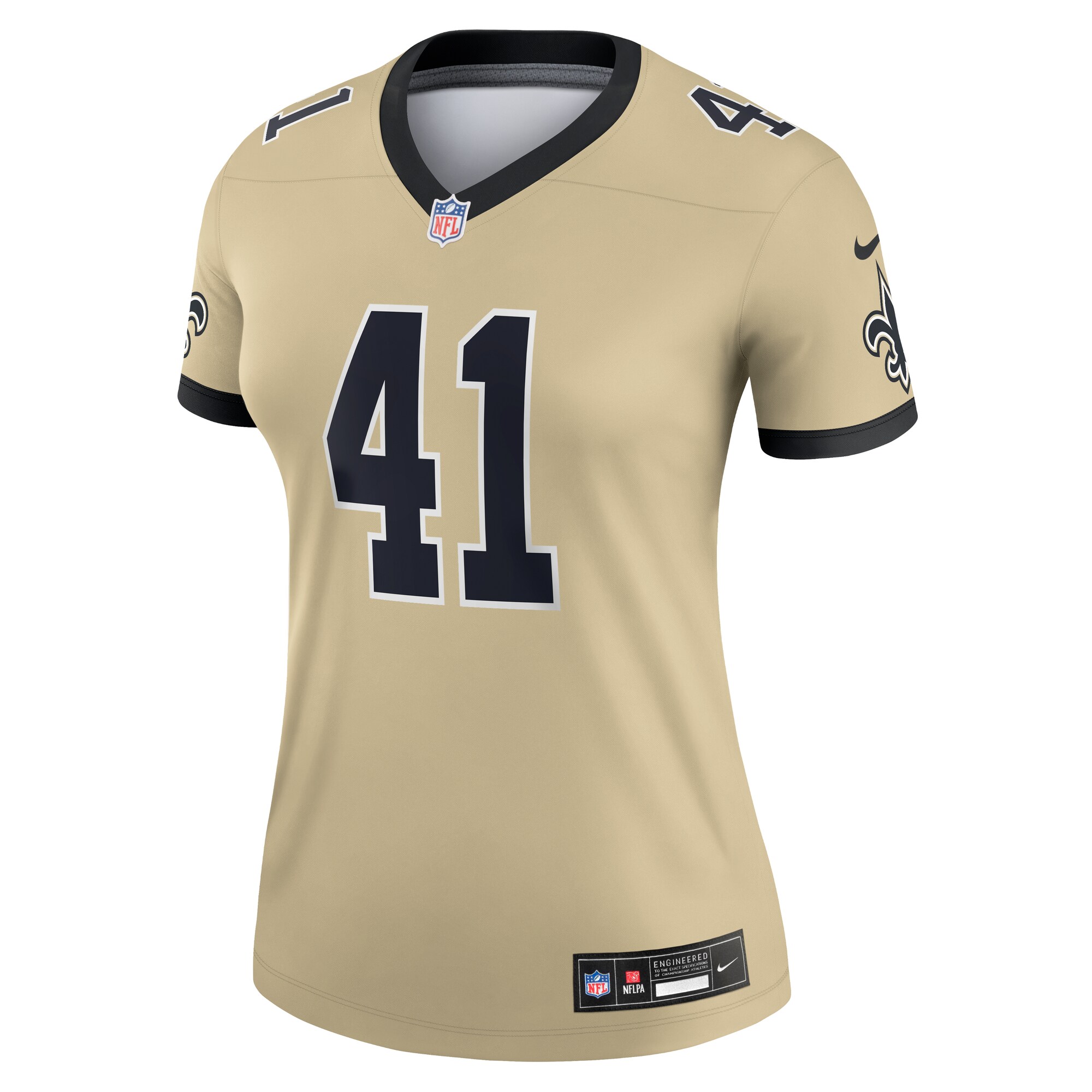 Alvin Kamara New Orleans Saints Nike Women’s Gameday Golds Alternate Legend Player Performance Top – Gold Clowdercats