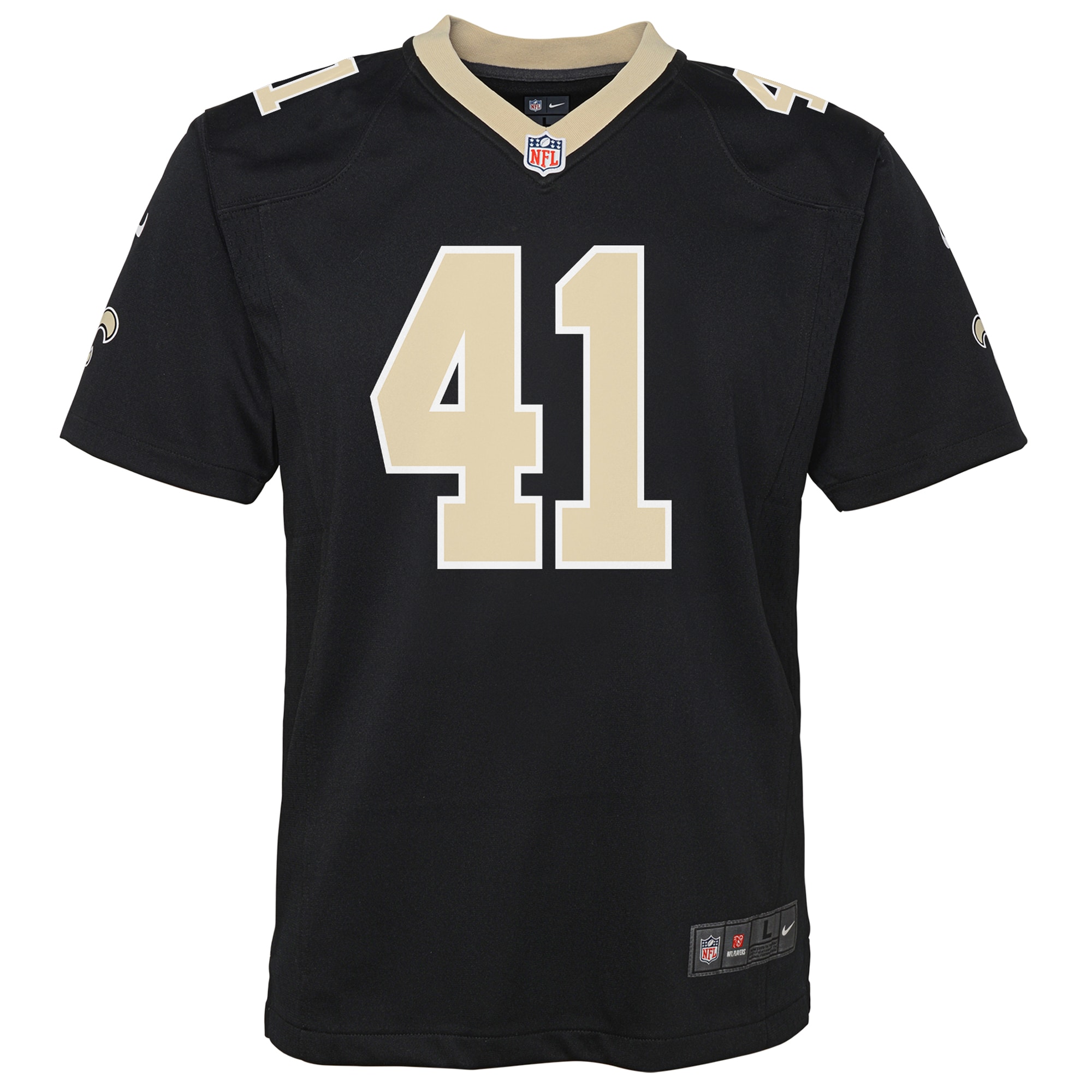 Alvin Kamara New Orleans Saints Nike Youth Game Jersey – Black Clowdercats