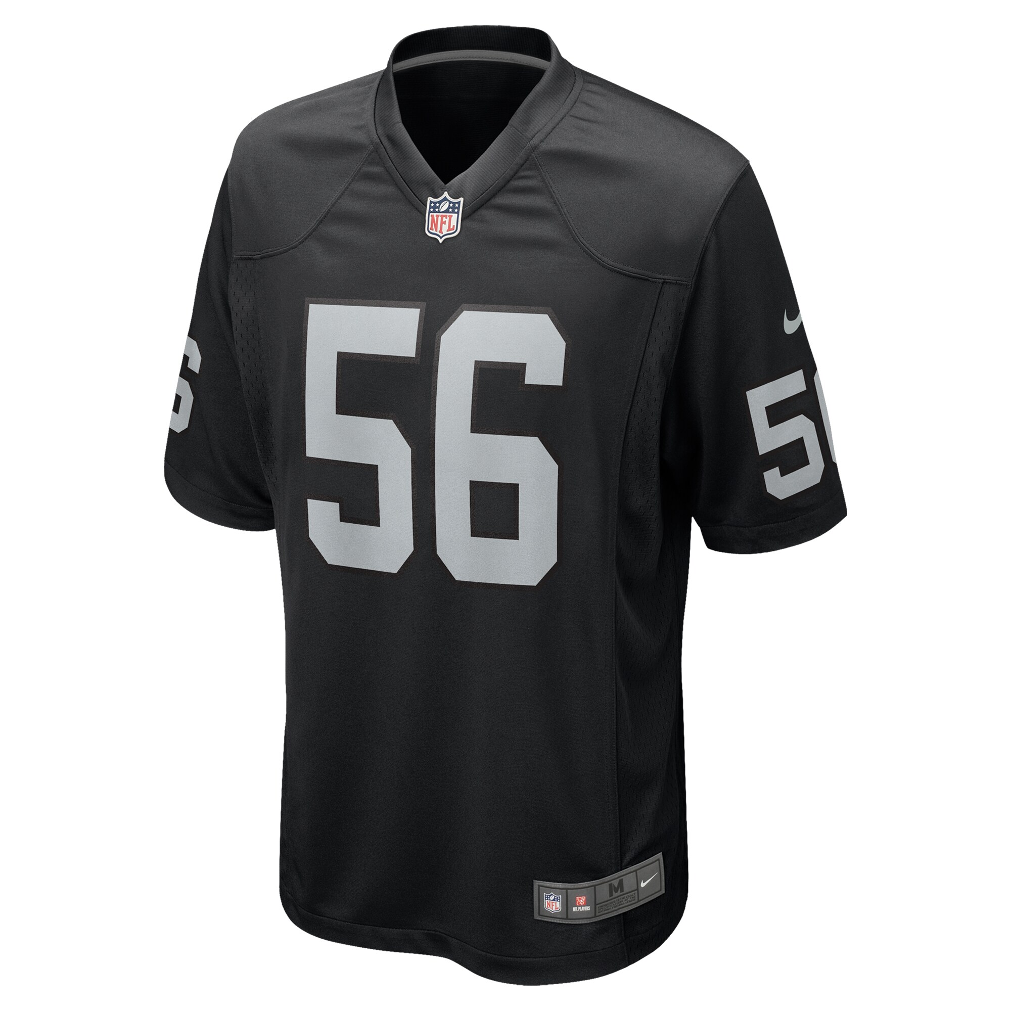 Amari Burney Las Vegas Raiders Nike Team Game Jersey – Black Clowdercats