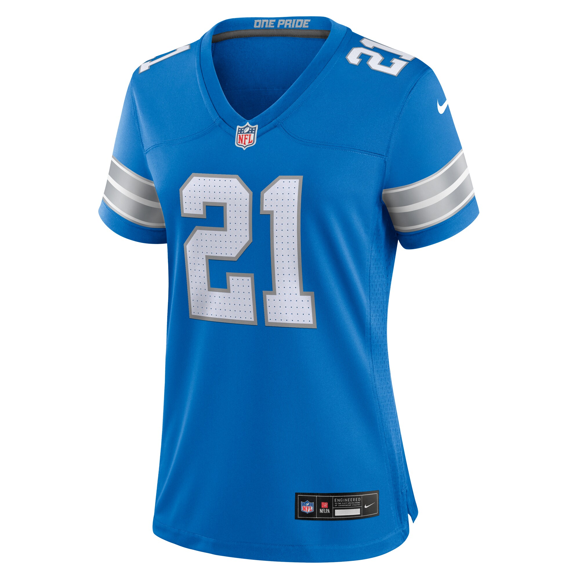 Amik Robertson Detroit Lions Nike Women’s Team Game Jersey – Blue Clowdercats
