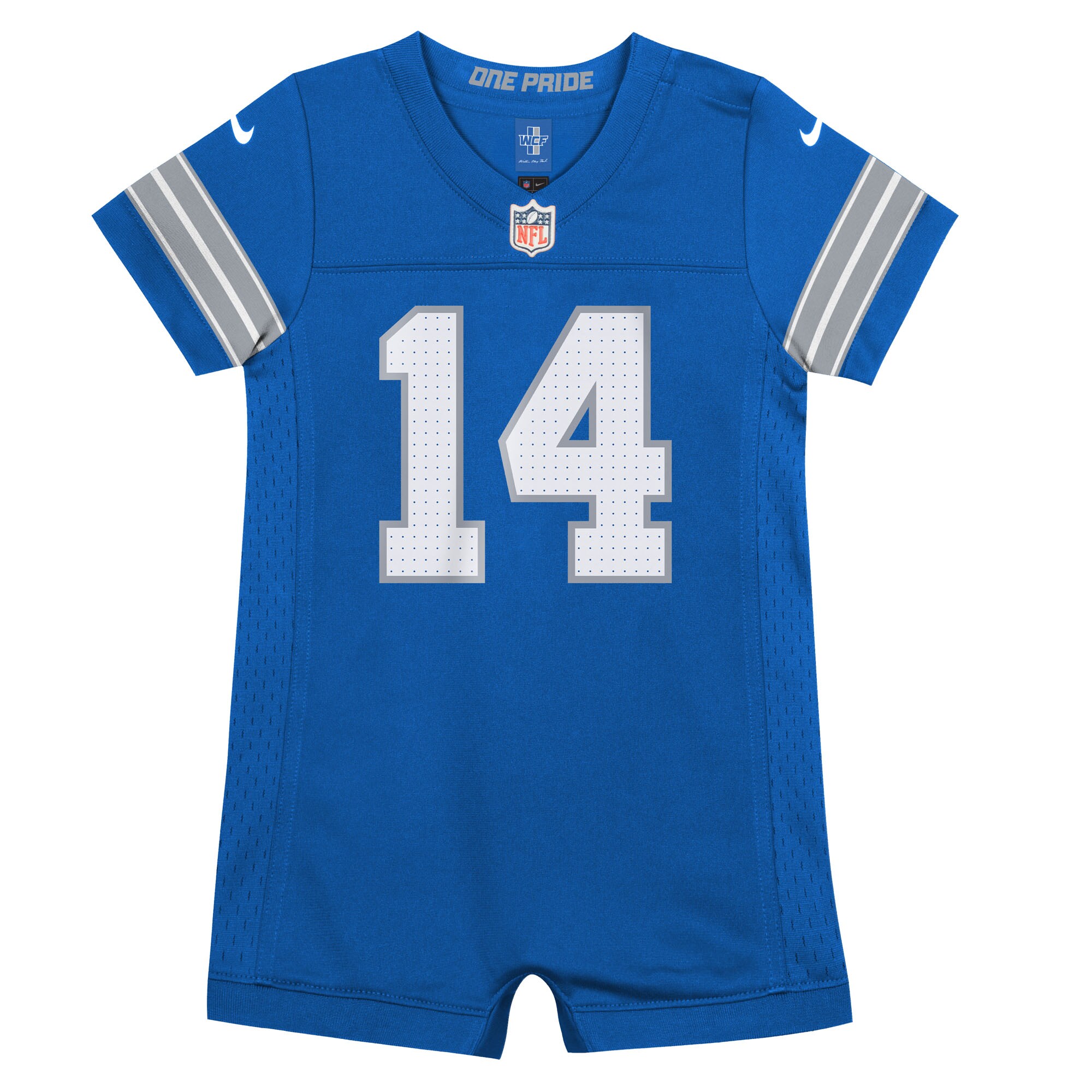 Amon-Ra St. Brown Detroit Lions Nike Newborn & Infant Game Romper Jersey – Blue Clowdercats
