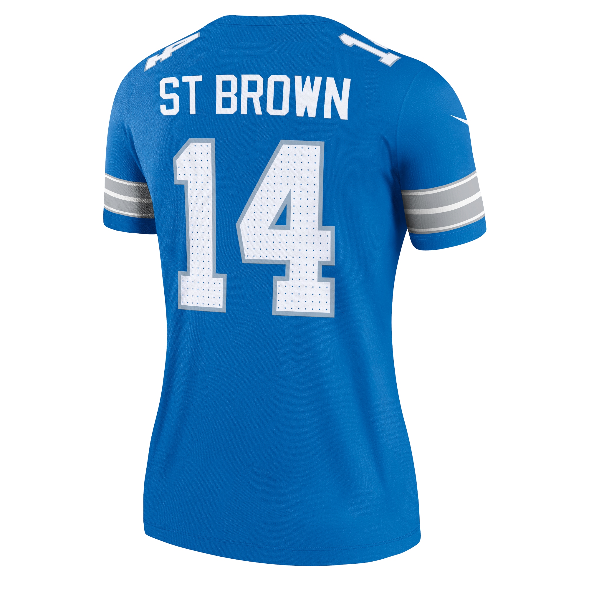 Amon-Ra St. Brown Detroit Lions Nike Women’s Legend Player Performance Top – Blue Clowdercats
