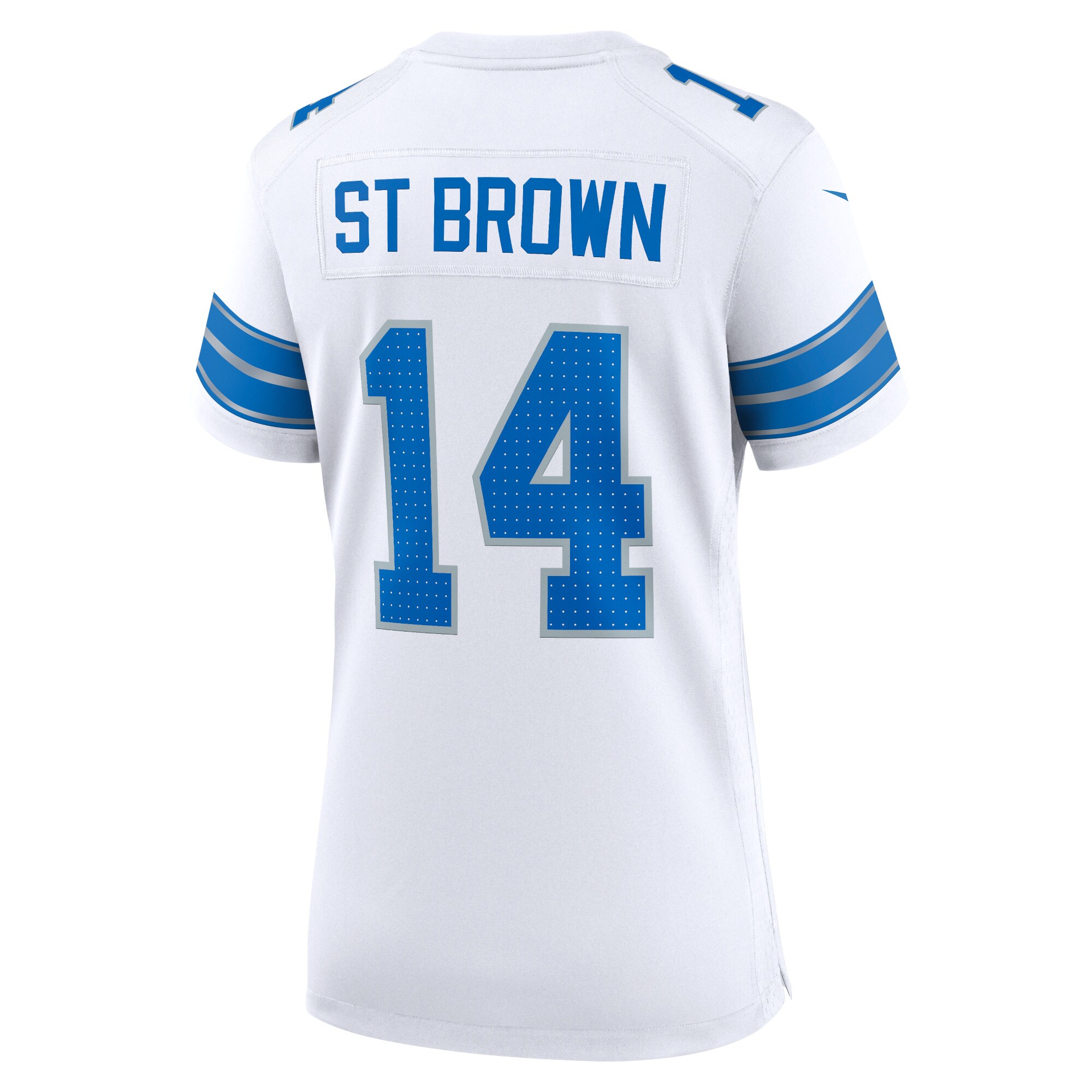Amon-Ra St. Brown Detroit Lions Nike Women’s White Game Jersey – White Clowdercats