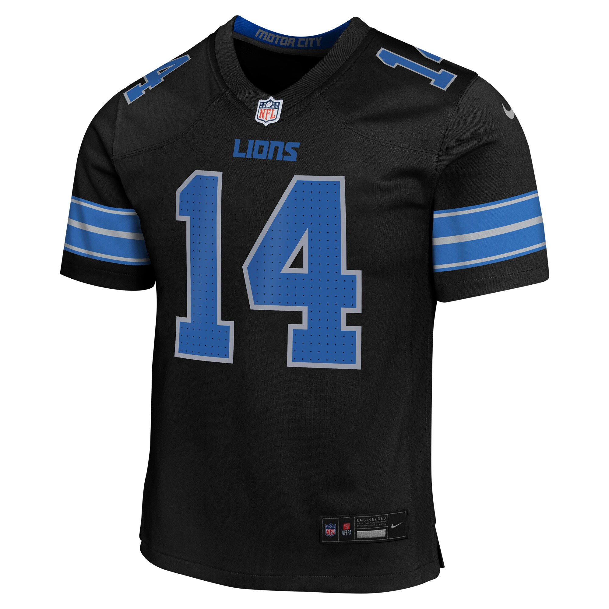 Amon-Ra St. Brown Detroit Lions Nike Youth Game Jersey – Black Clowdercats