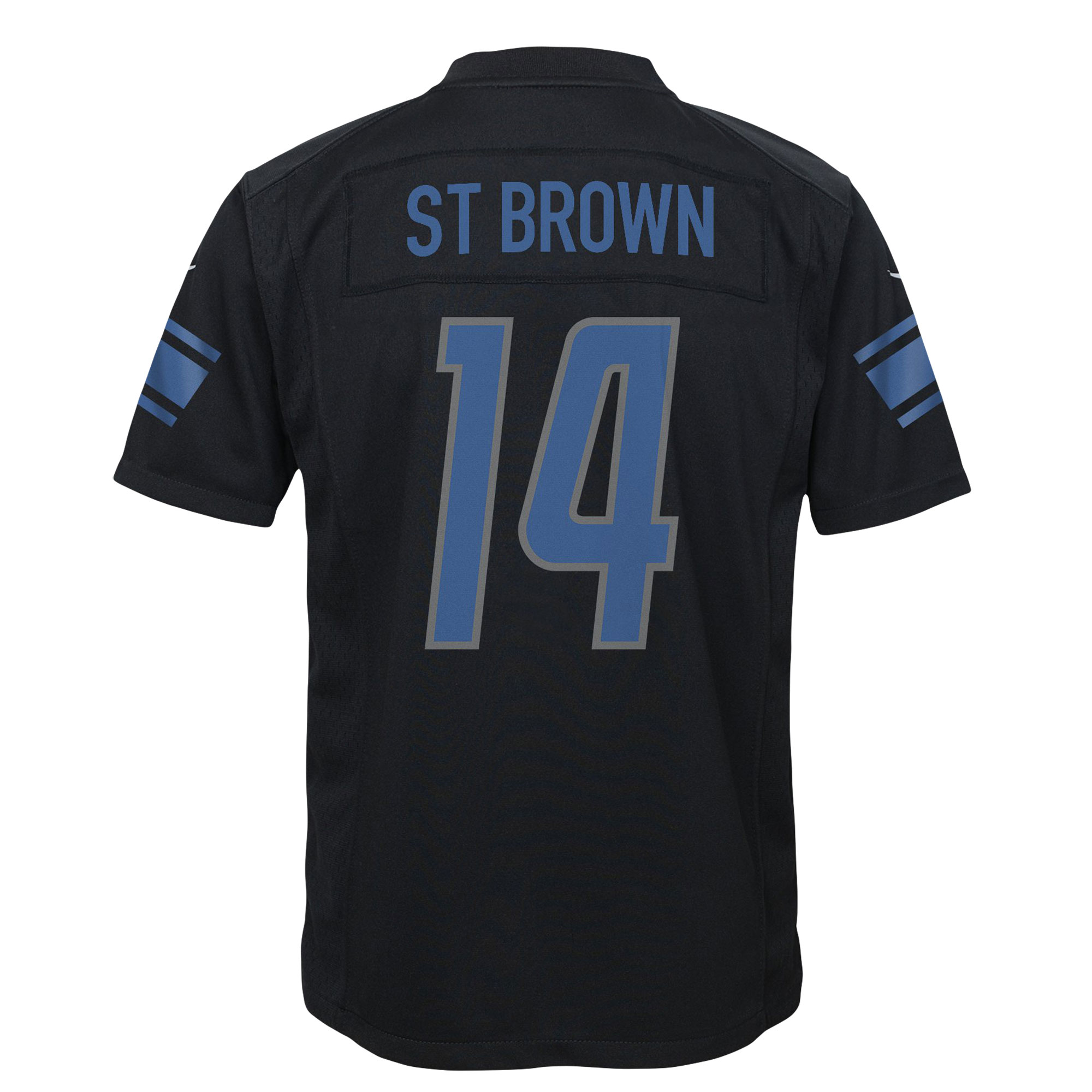 Amon-Ra St. Brown Detroit Lions Nike Youth Game Jersey – Black Clowdercats