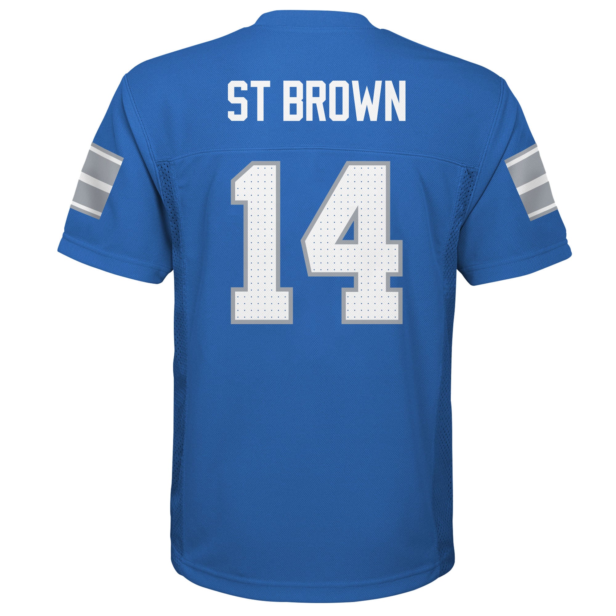 Amon-Ra St. Brown Detroit Lions Youth Replica Player Jersey – Blue Clowdercats