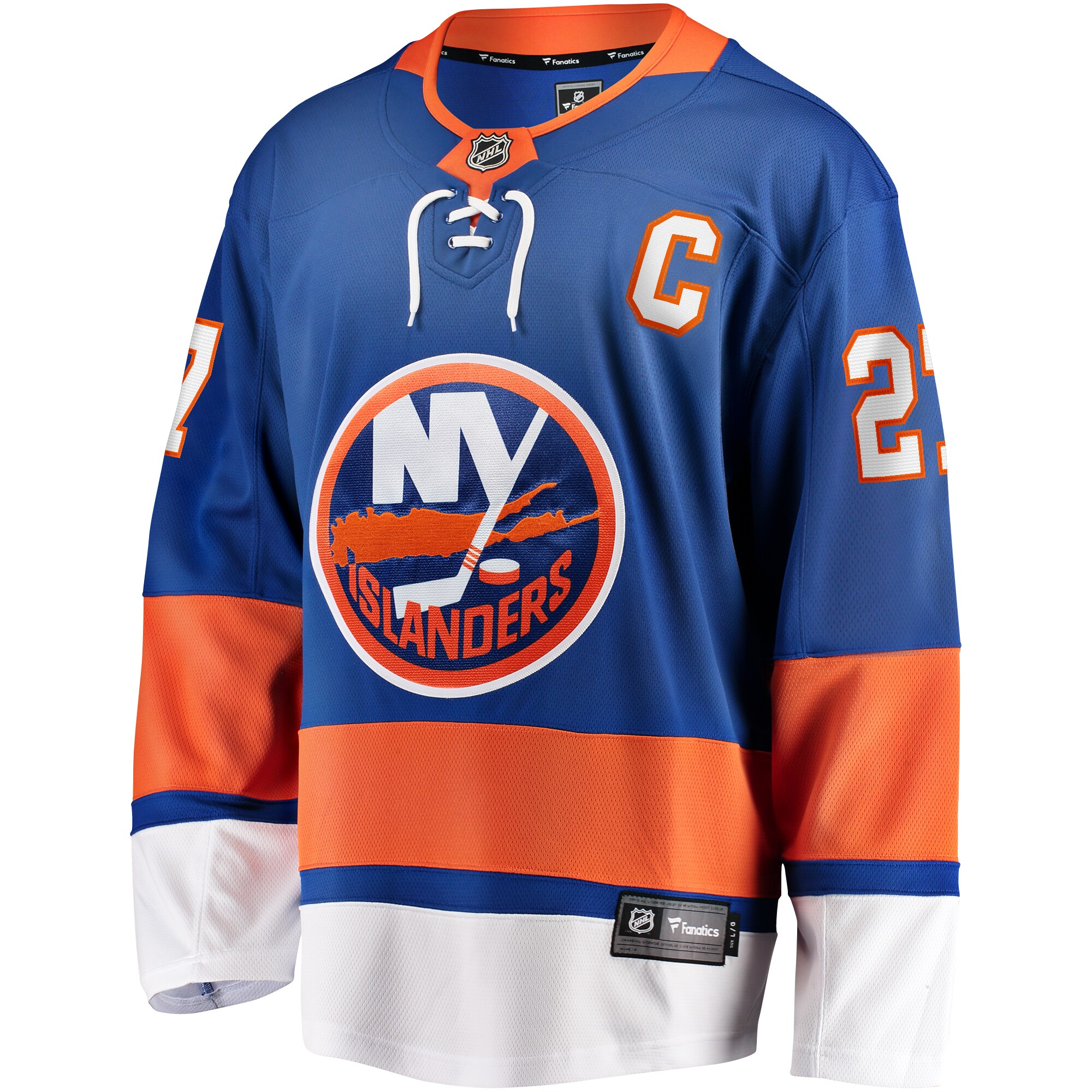 Anders Lee New York Islanders Fanatics Home Captain Patch Breakaway Player Jersey – Royal Clowdercats