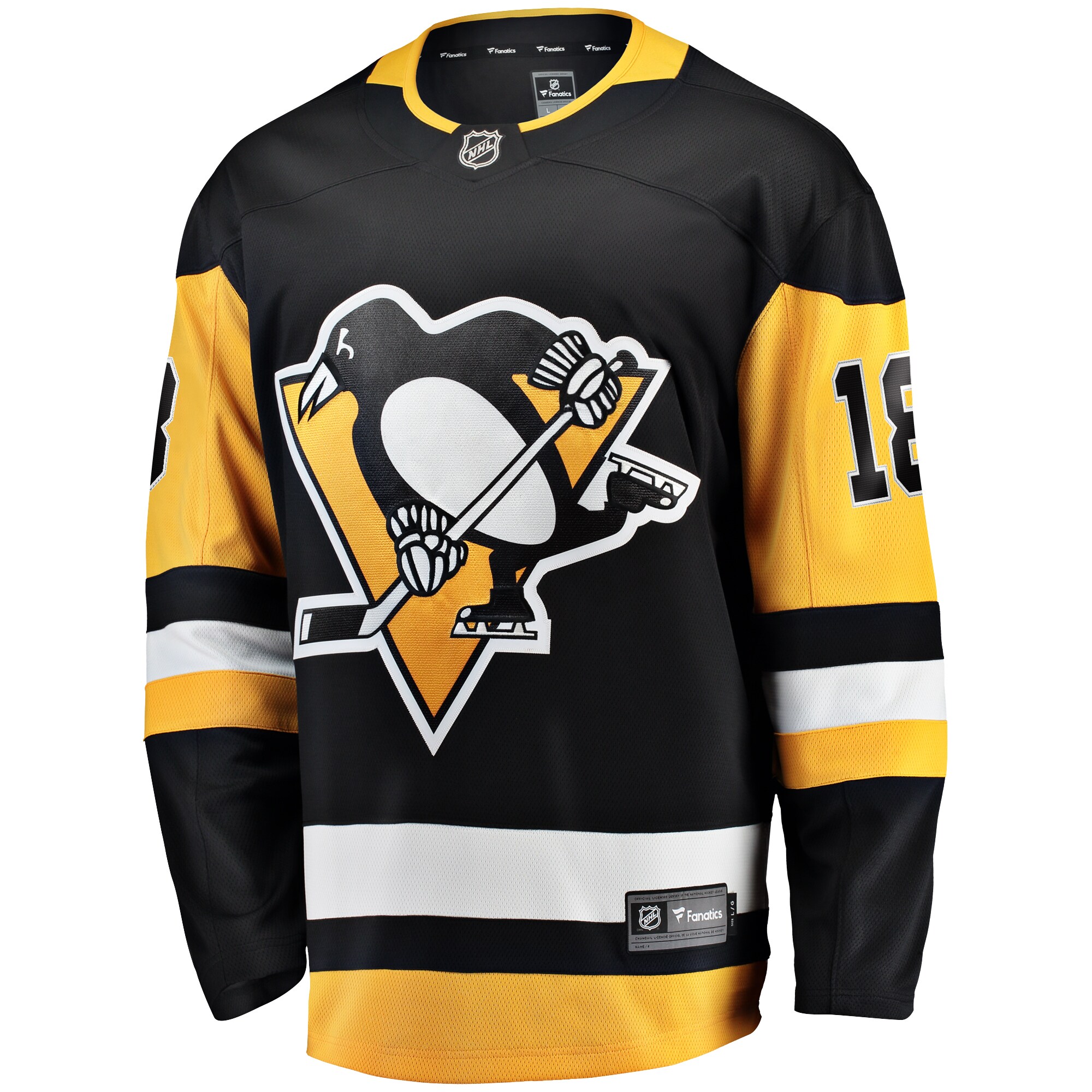 Andreas Johnsson Pittsburgh Penguins Fanatics Home Breakaway Jersey – Black Clowdercats