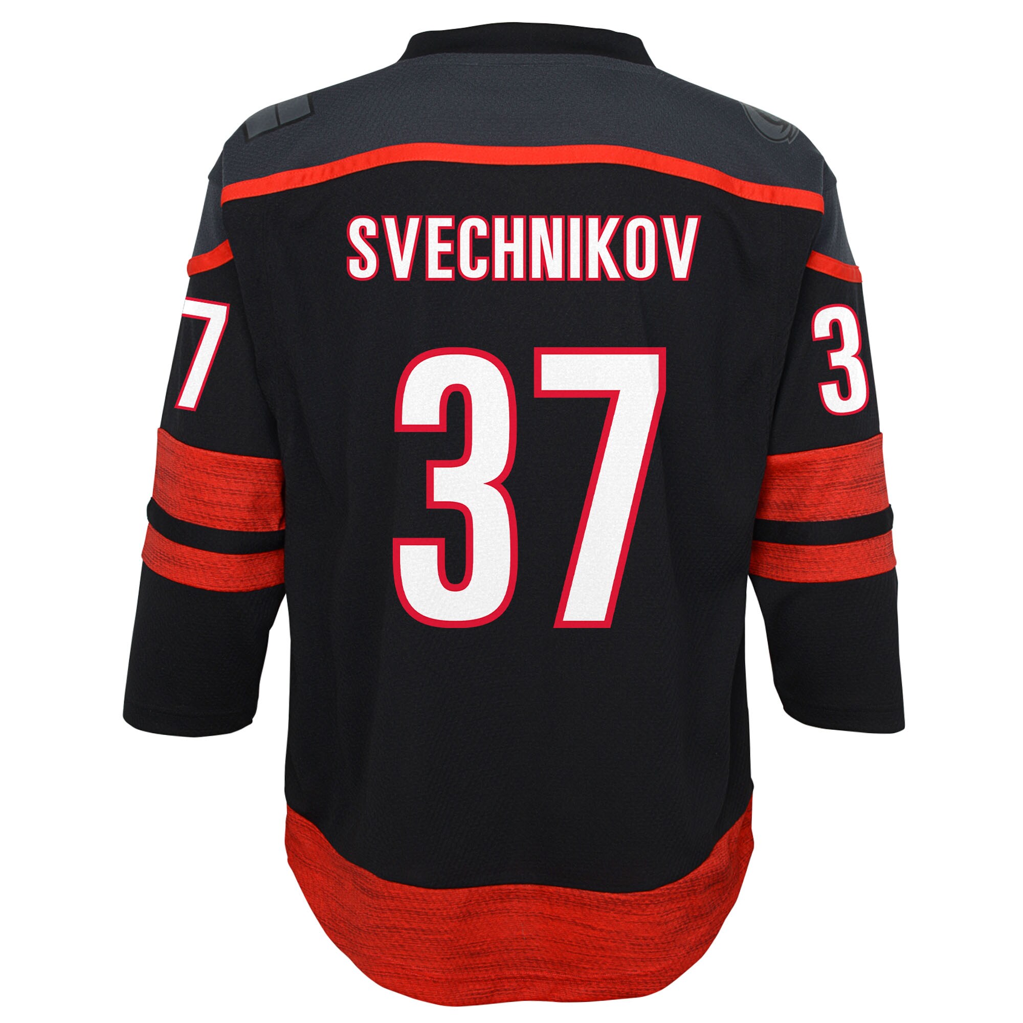 Andrei Svechnikov Carolina Hurricanes Youth Alternate Replica Player Jersey – Black Clowdercats