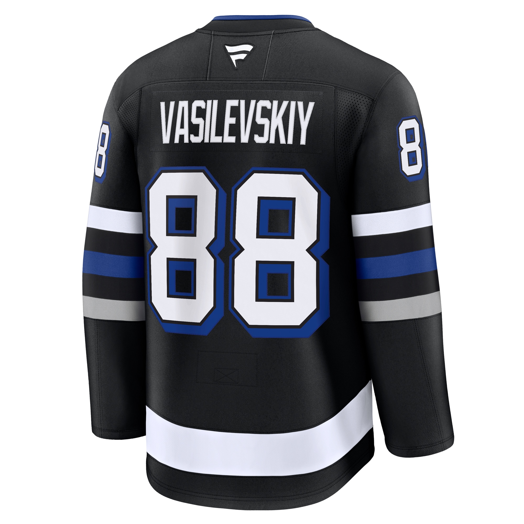 Andrei Vasilevskiy Tampa Bay Lightning Fanatics Alternate Premium Jersey – Black Clowdercats