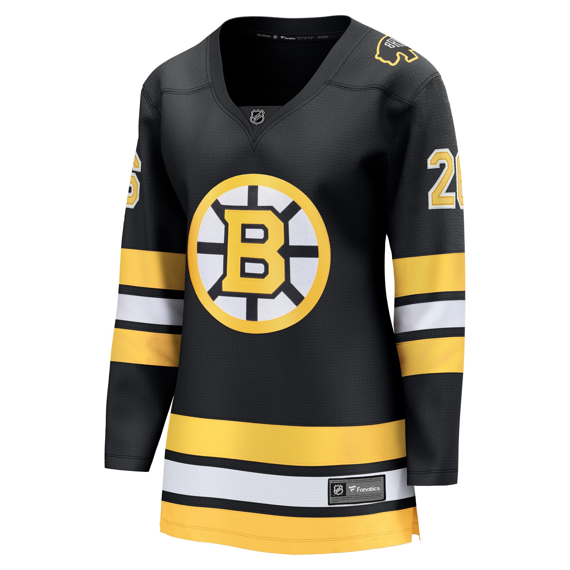 Andrew Peeke Boston Bruins Fanatics Women’s Home Breakaway Player Jersey – Black Clowdercats