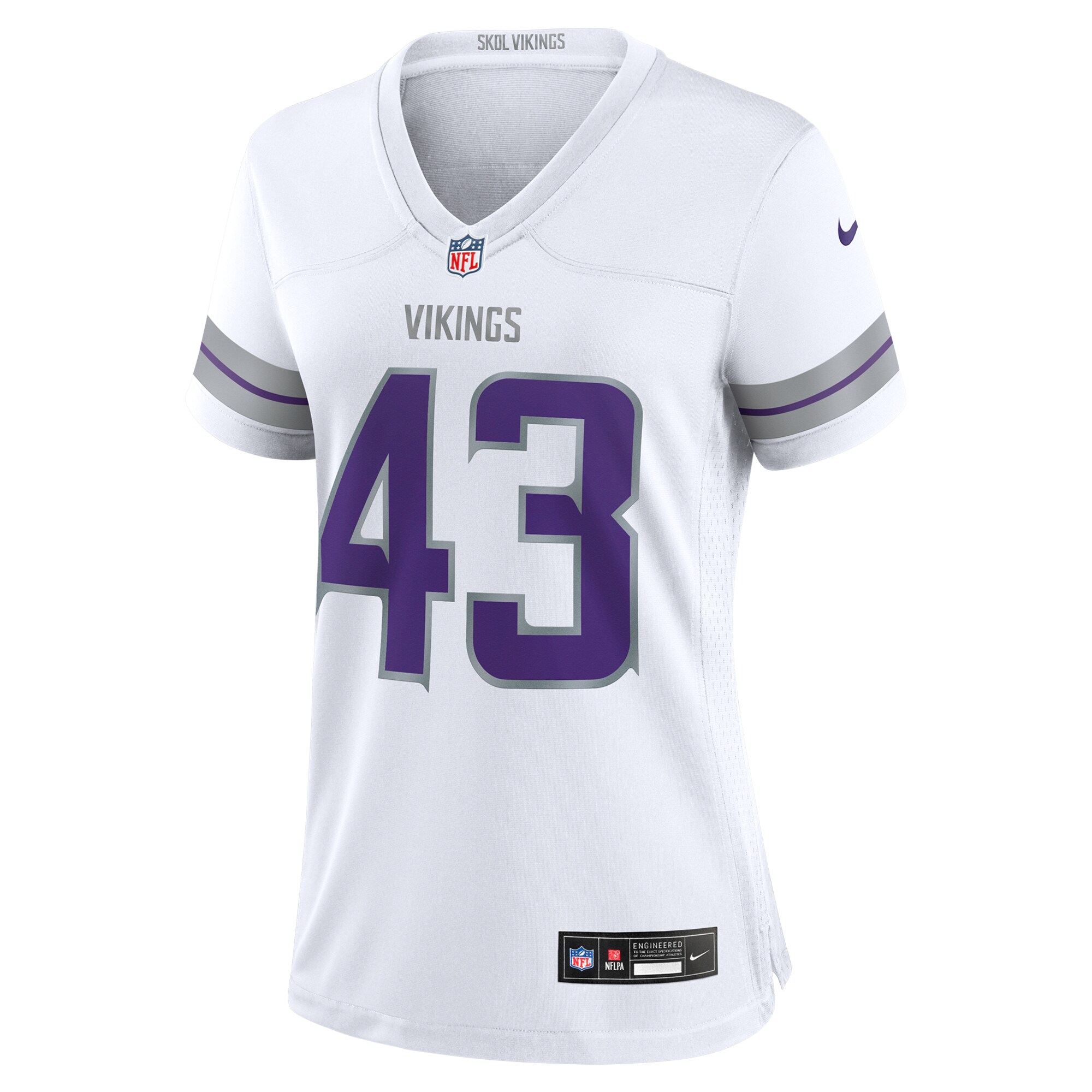 Andrew Van Ginkel Minnesota Vikings Nike Women’s Alternate Game Jersey – White Clowdercats