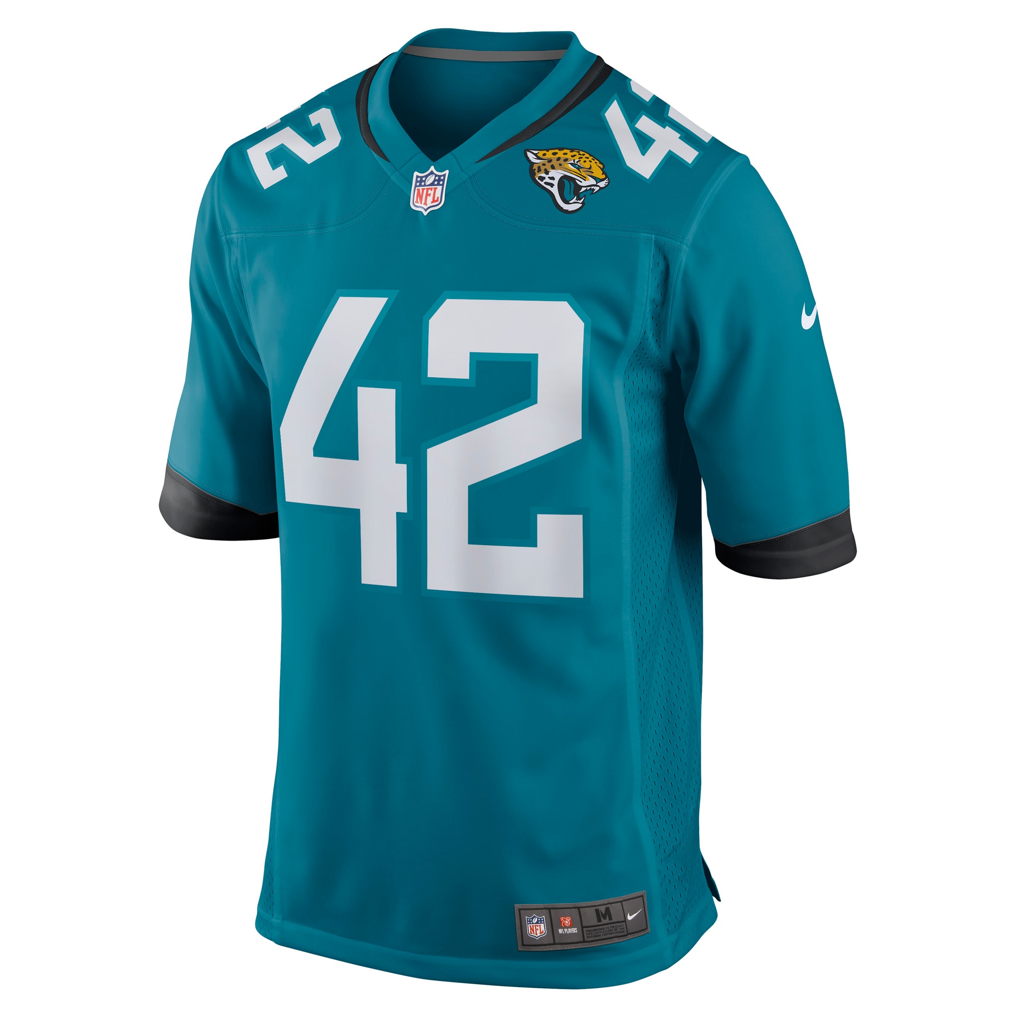 Andrew Wingard Jacksonville Jaguars Nike Game Jersey – Teal Clowdercats