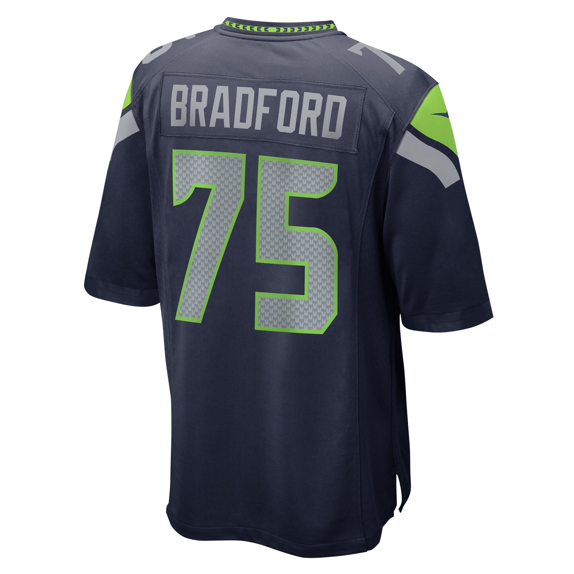 Anthony Bradford Seattle Seahawks Nike Game Jersey – College Navy Clowdercats