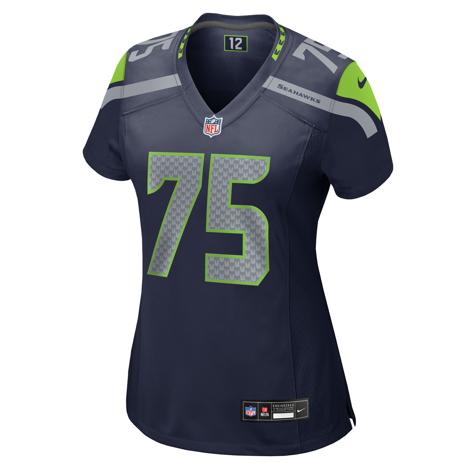 Anthony Bradford Seattle Seahawks Nike Women’s Team Game Jersey – College Navy Clowdercats