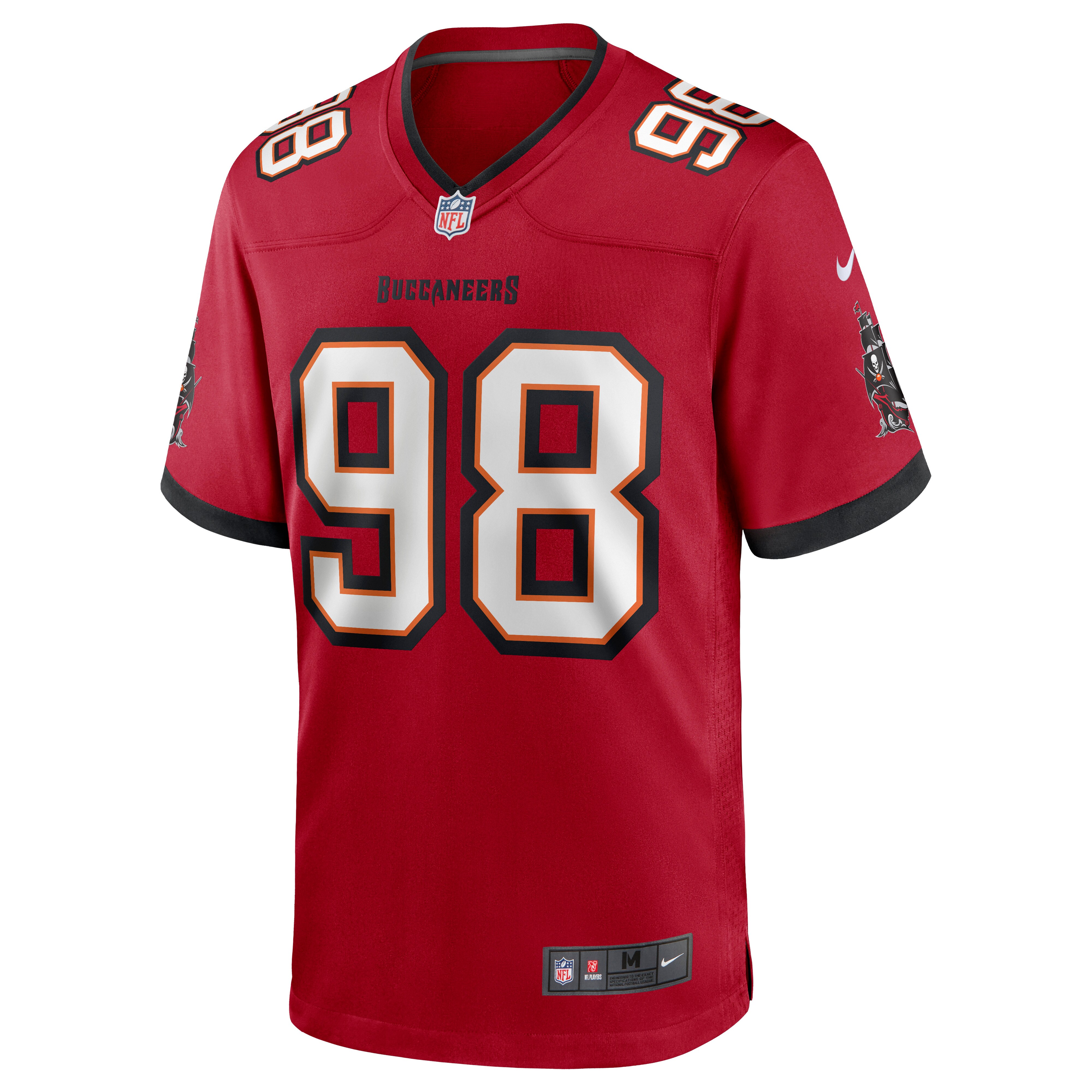 Anthony Nelson Tampa Bay Buccaneers Nike Game Jersey – Red Clowdercats