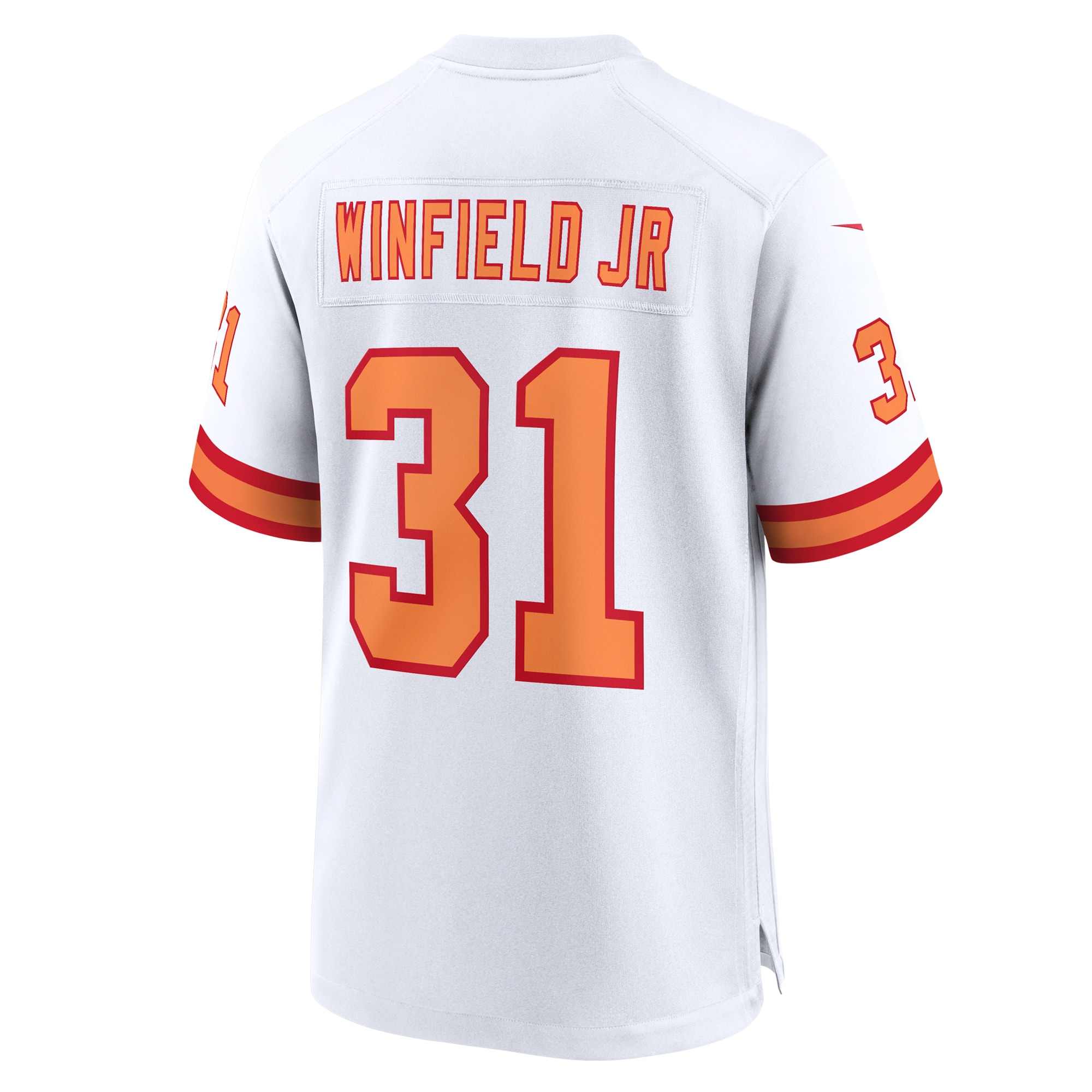 Antoine Winfield Jr. ’76 Tampa Bay Buccaneers Nike 50th Season Game Jersey – White Clowdercats