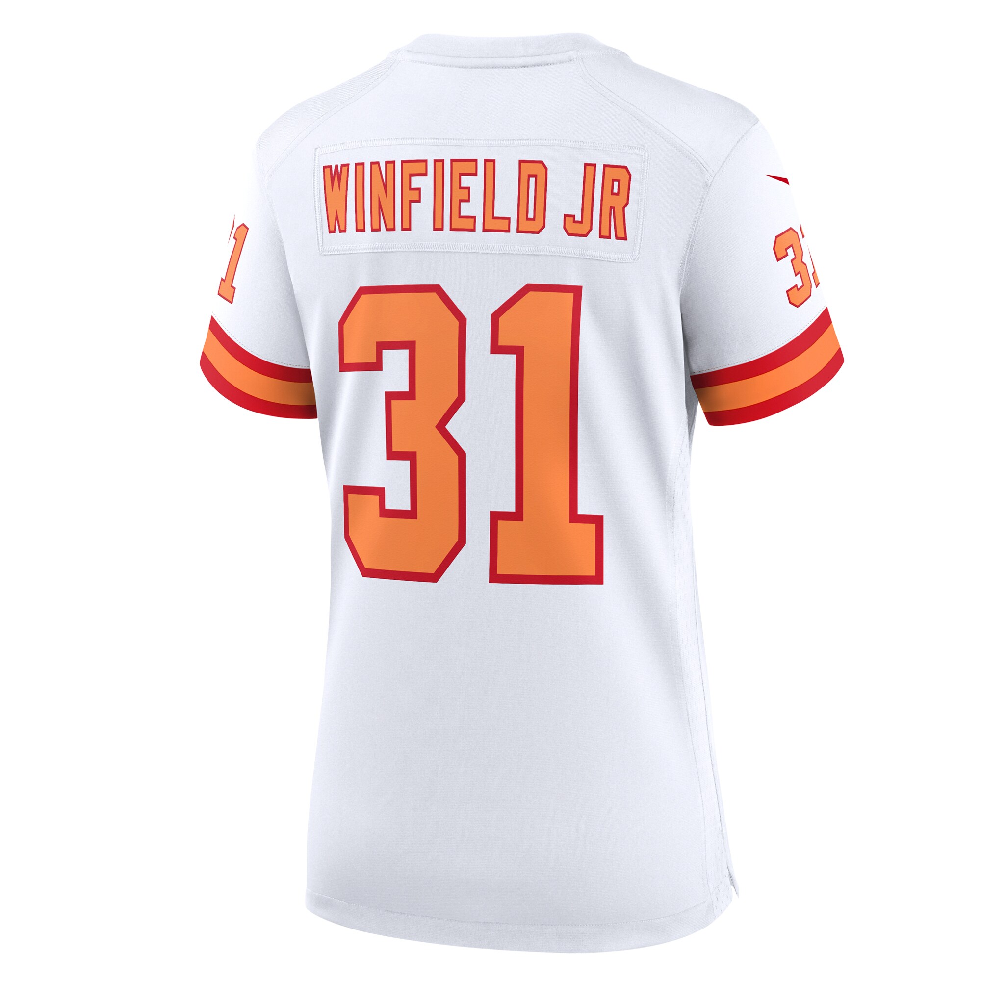 Antoine Winfield Jr. ’76 Tampa Bay Buccaneers Nike Women’s 50th Season Game Jersey – White Clowdercats