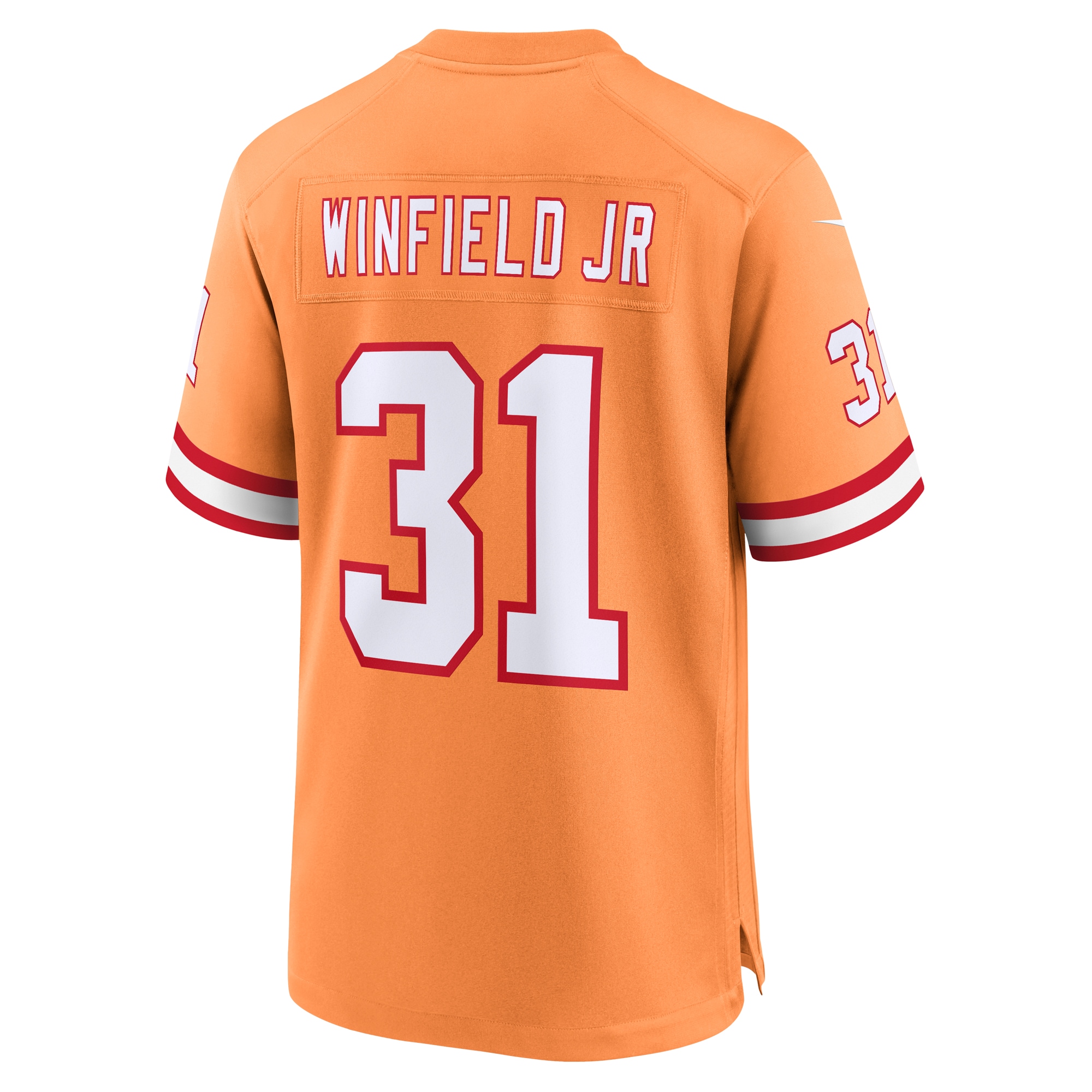Antoine Winfield Jr. Tampa Bay Buccaneers Nike Throwback Game Jersey – Orange Clowdercats