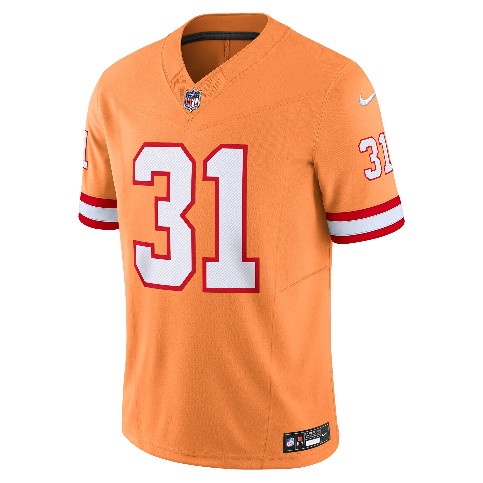 Antoine Winfield Jr. Tampa Bay Buccaneers Nike Vapor F.U.S.E. Limited Jersey – Orange Clowdercats