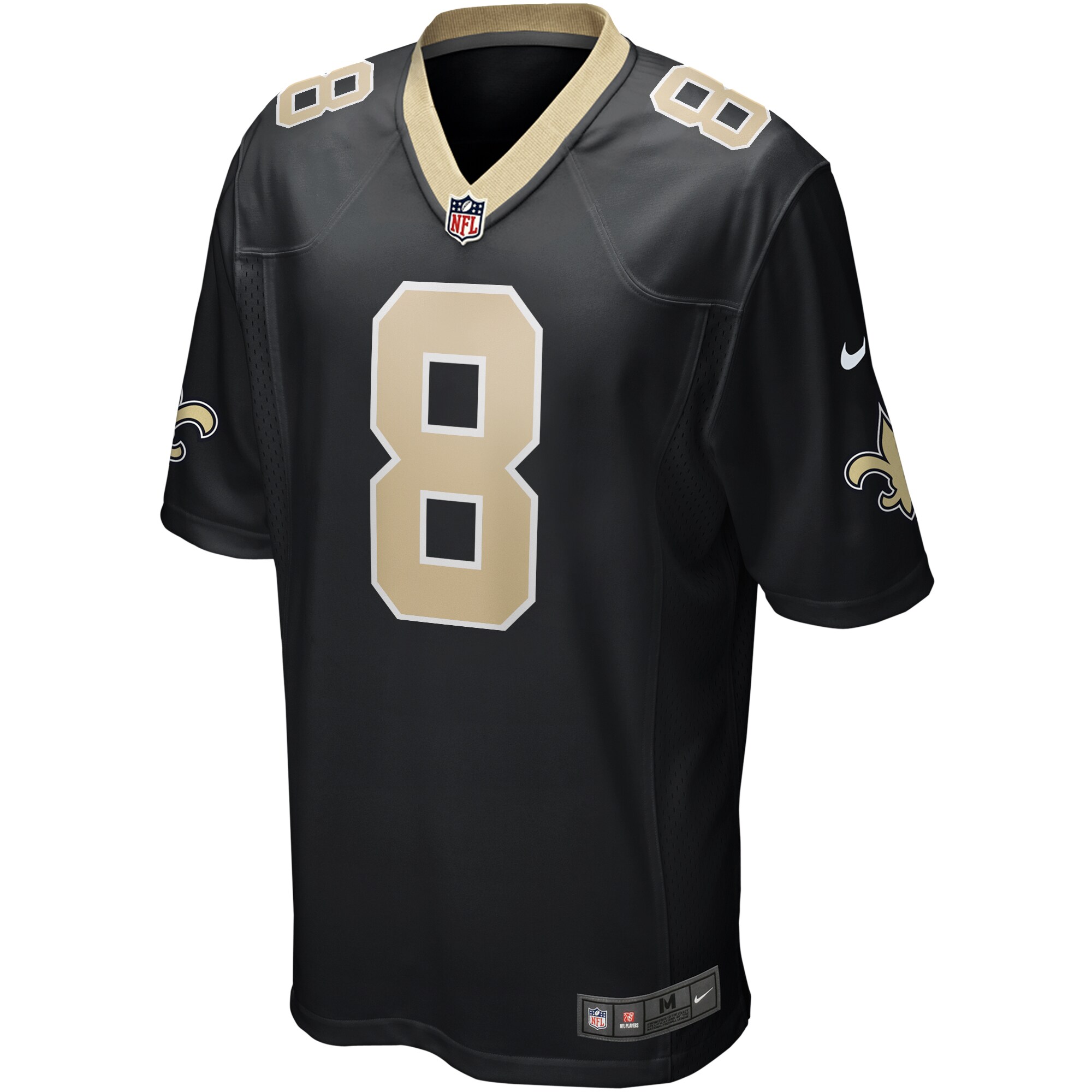 Archie Manning New Orleans Saints Nike Game Retired Player Jersey – Black Clowdercats
