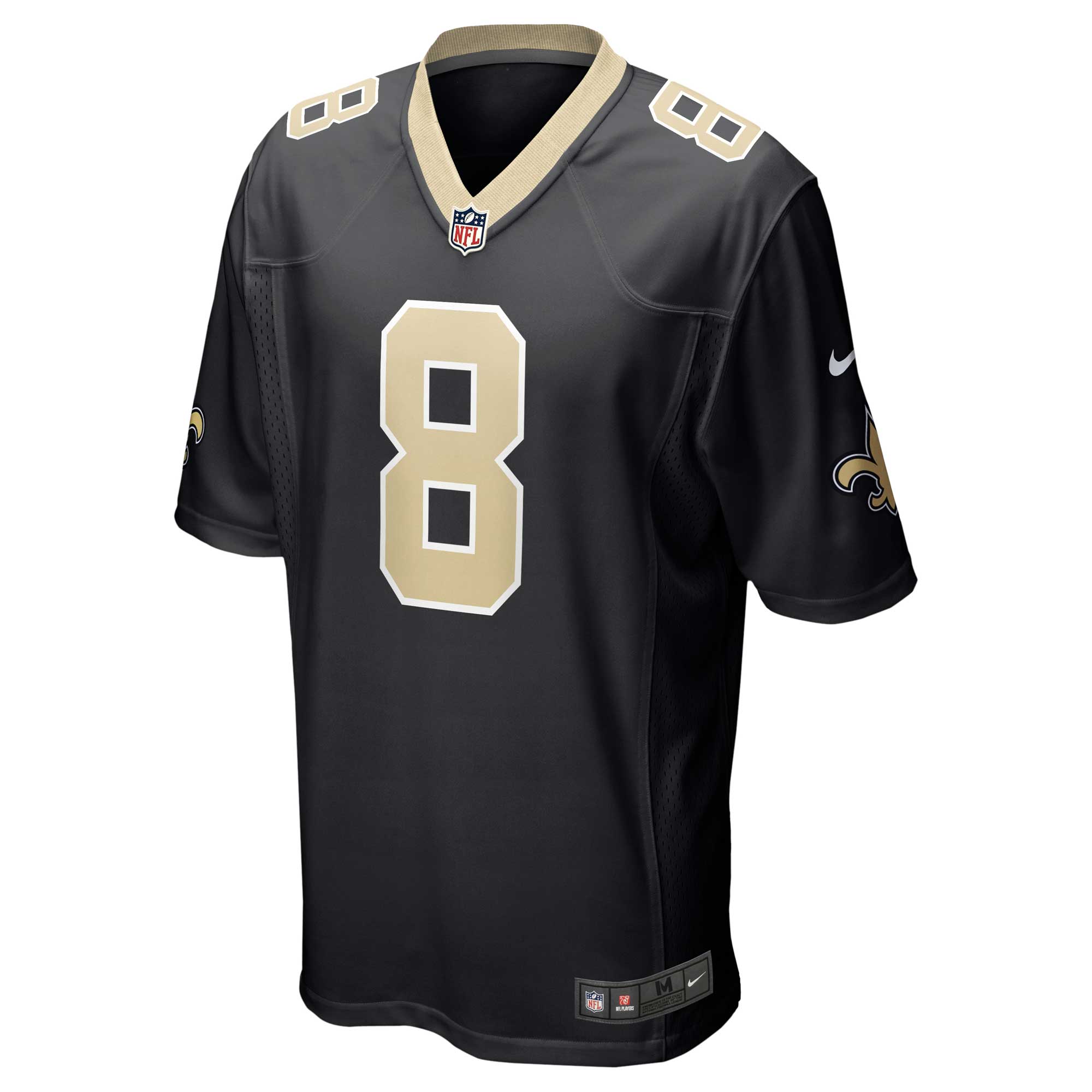 Archie Manning New Orleans Saints Nike Retired Player Game Jersey – Black Clowdercats