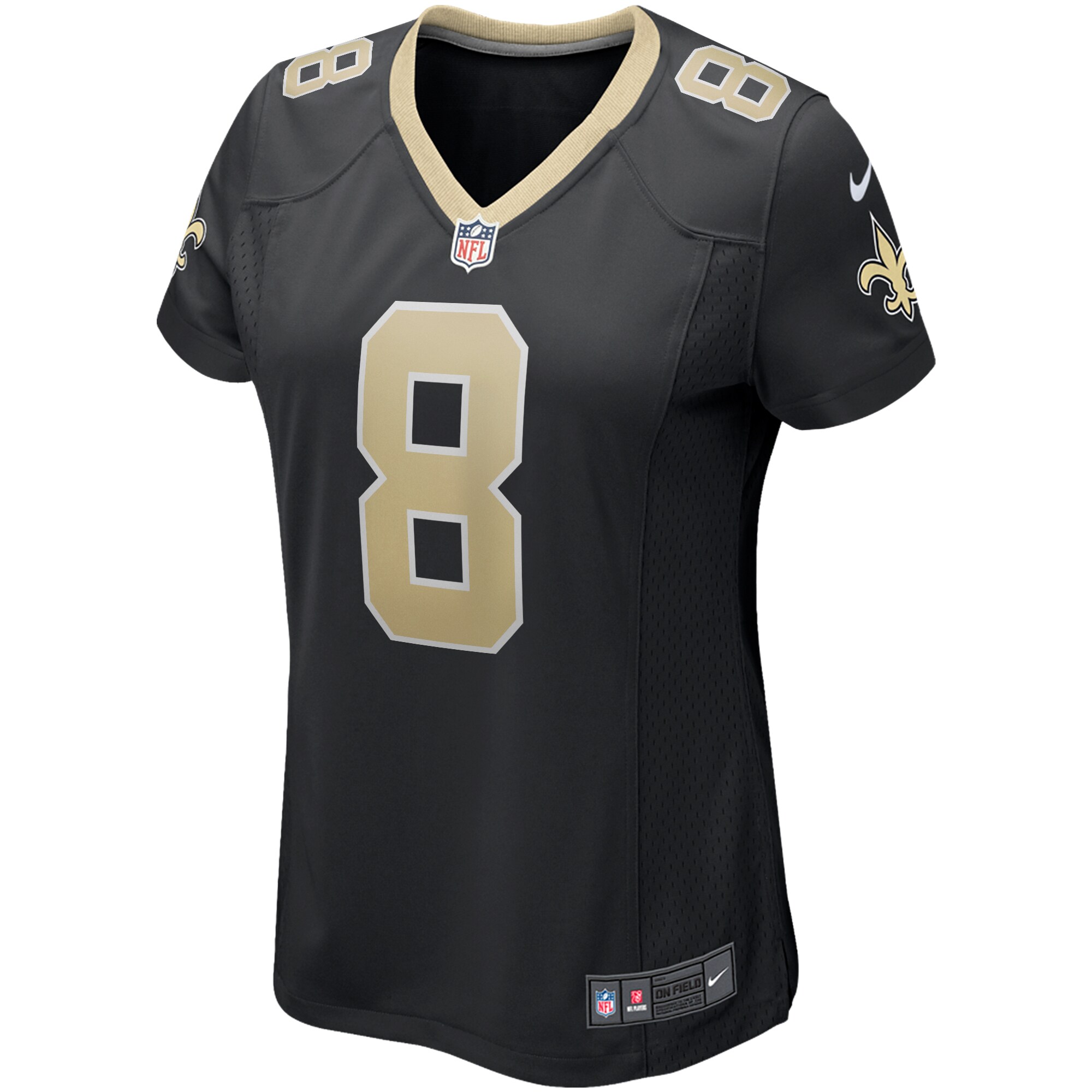 Archie Manning New Orleans Saints Nike Women’s Game Retired Player Jersey – Black Clowdercats