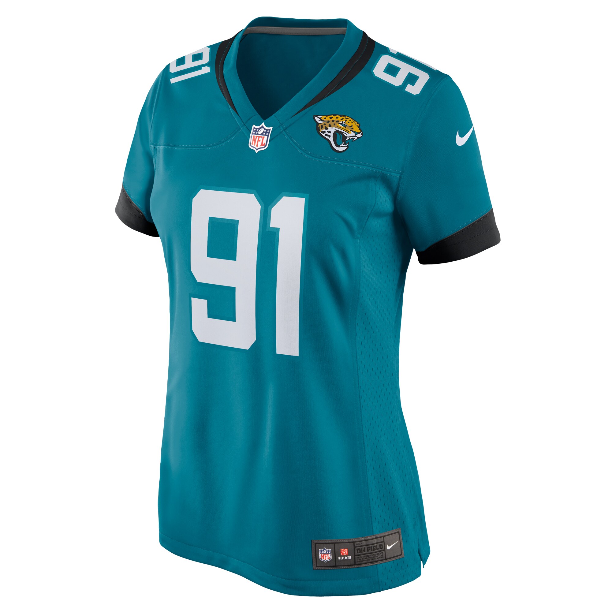 Arik Armstead Jacksonville Jaguars Nike Women’s Team Game Jersey – Teal Clowdercats