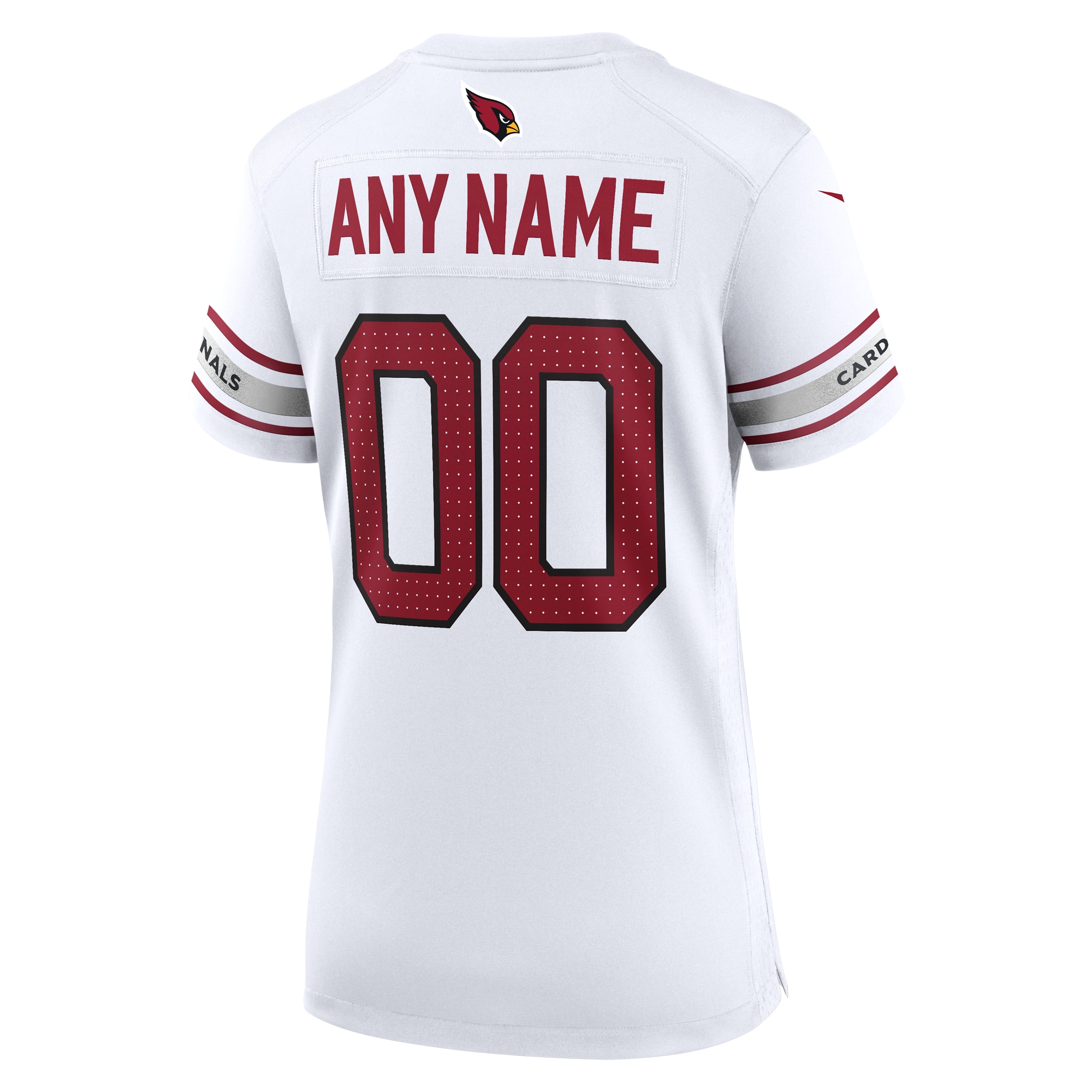 Arizona Cardinals Nike Women’s Custom Game Jersey – White Clowdercats