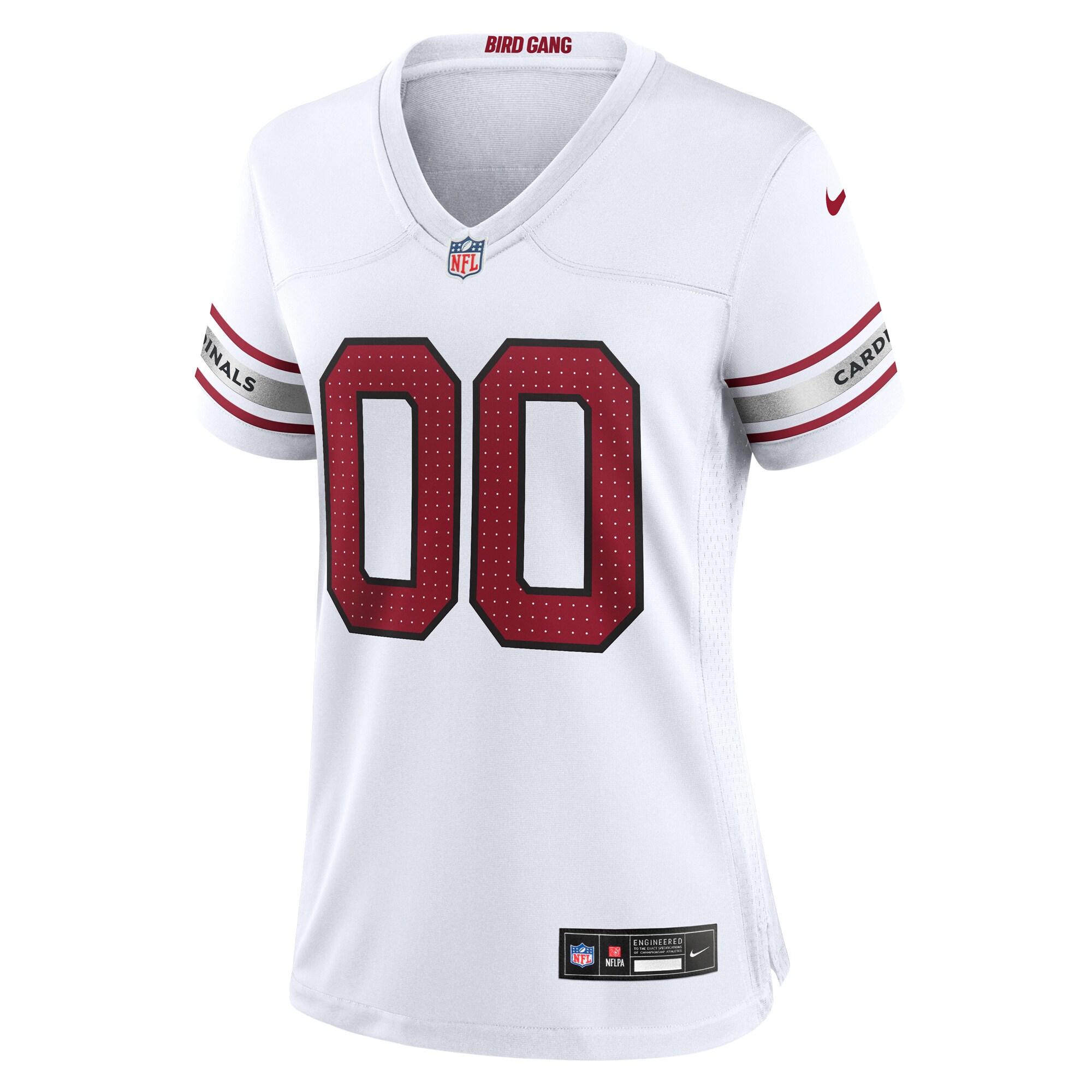 Arizona Cardinals Nike Women’s Custom Game Jersey – White Clowdercats