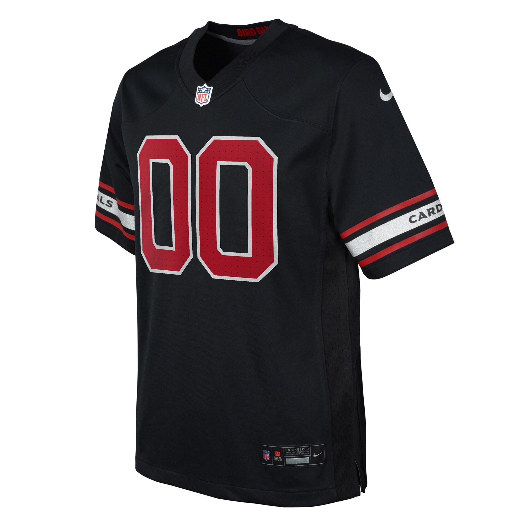 Arizona Cardinals Nike Youth Alternate Custom Game Jersey – Black Clowdercats