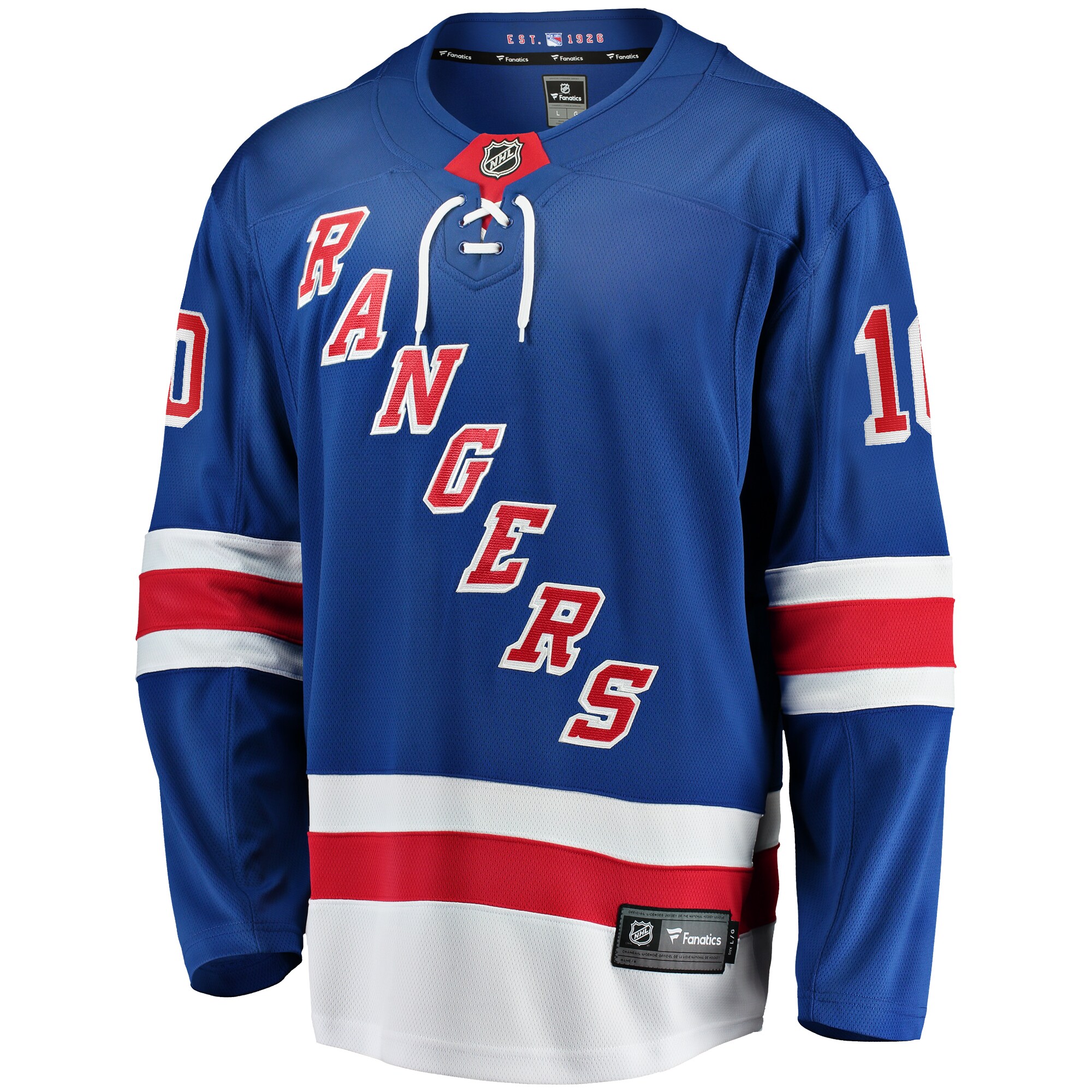 Artemi Panarin New York Rangers Fanatics Home Breakaway Player Jersey – Blue Clowdercats