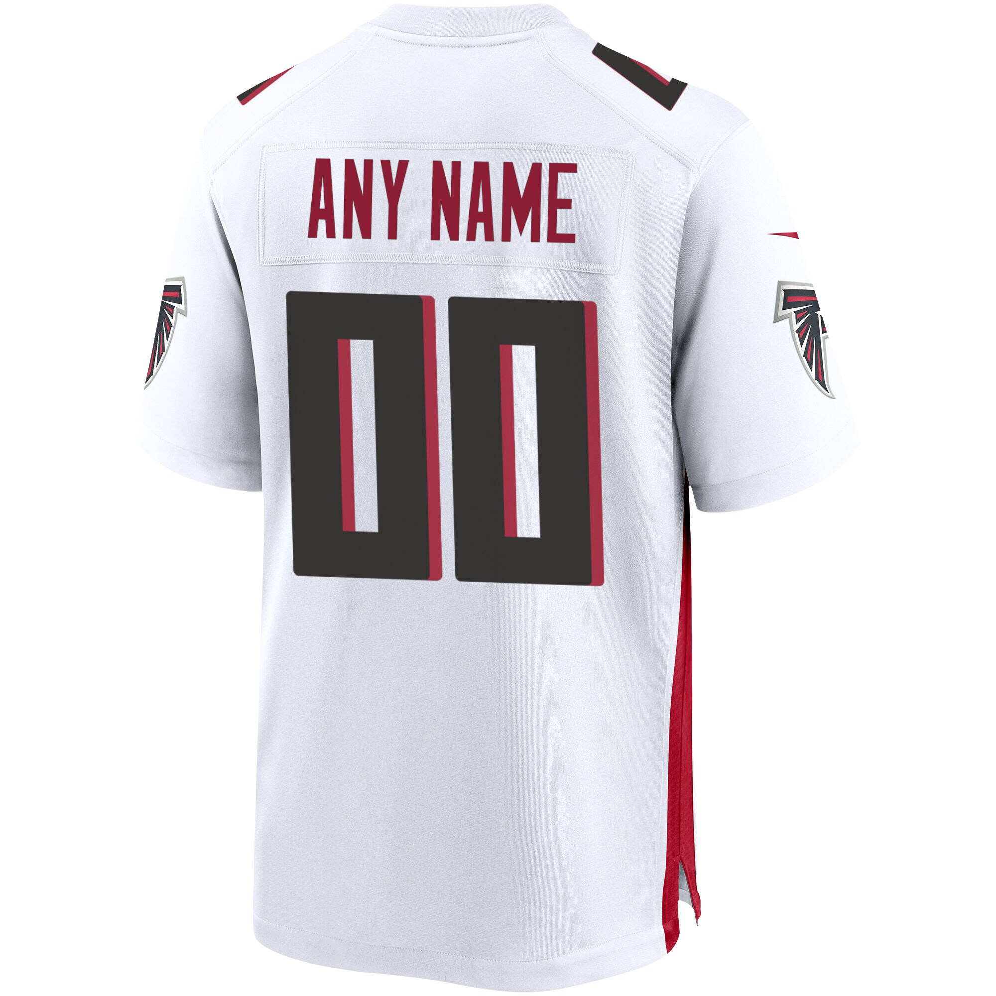 Atlanta Falcons Nike Custom Game Jersey – White Clowdercats