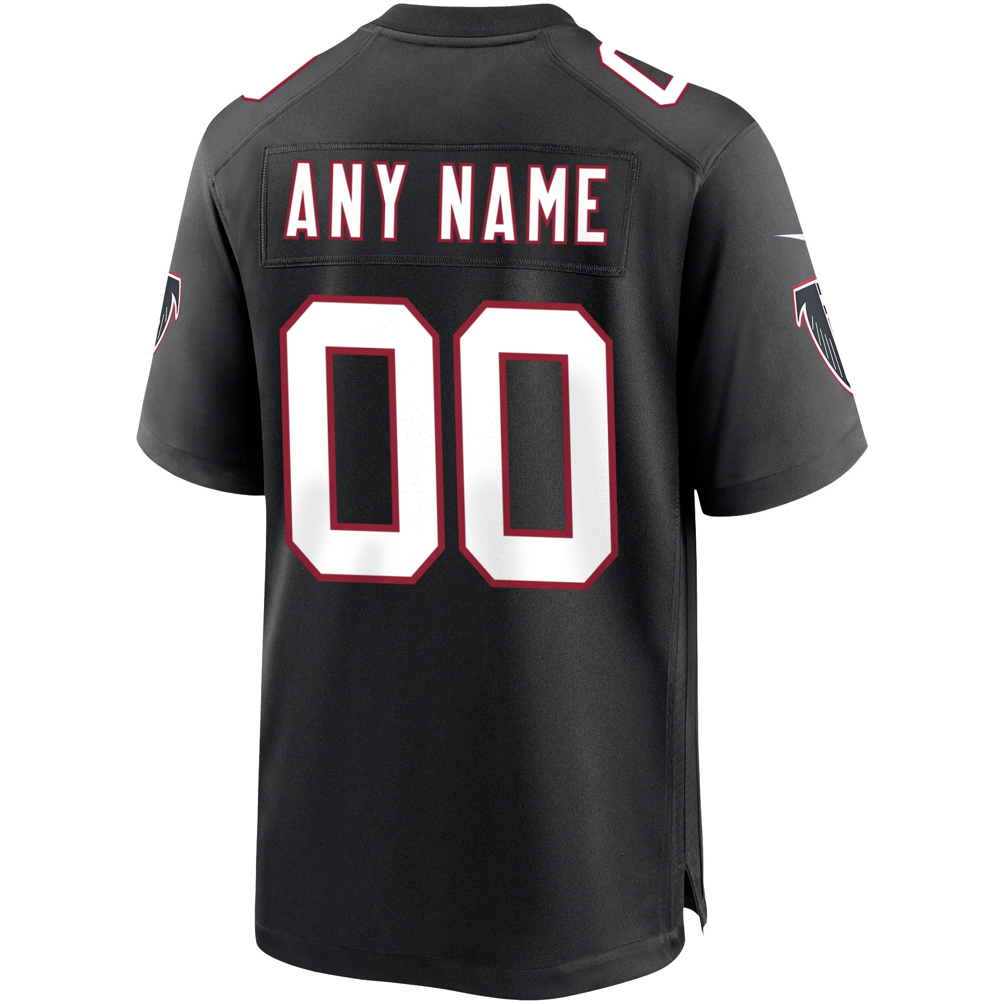 Atlanta Falcons Nike Throwback Custom Game Jersey – Black Clowdercats