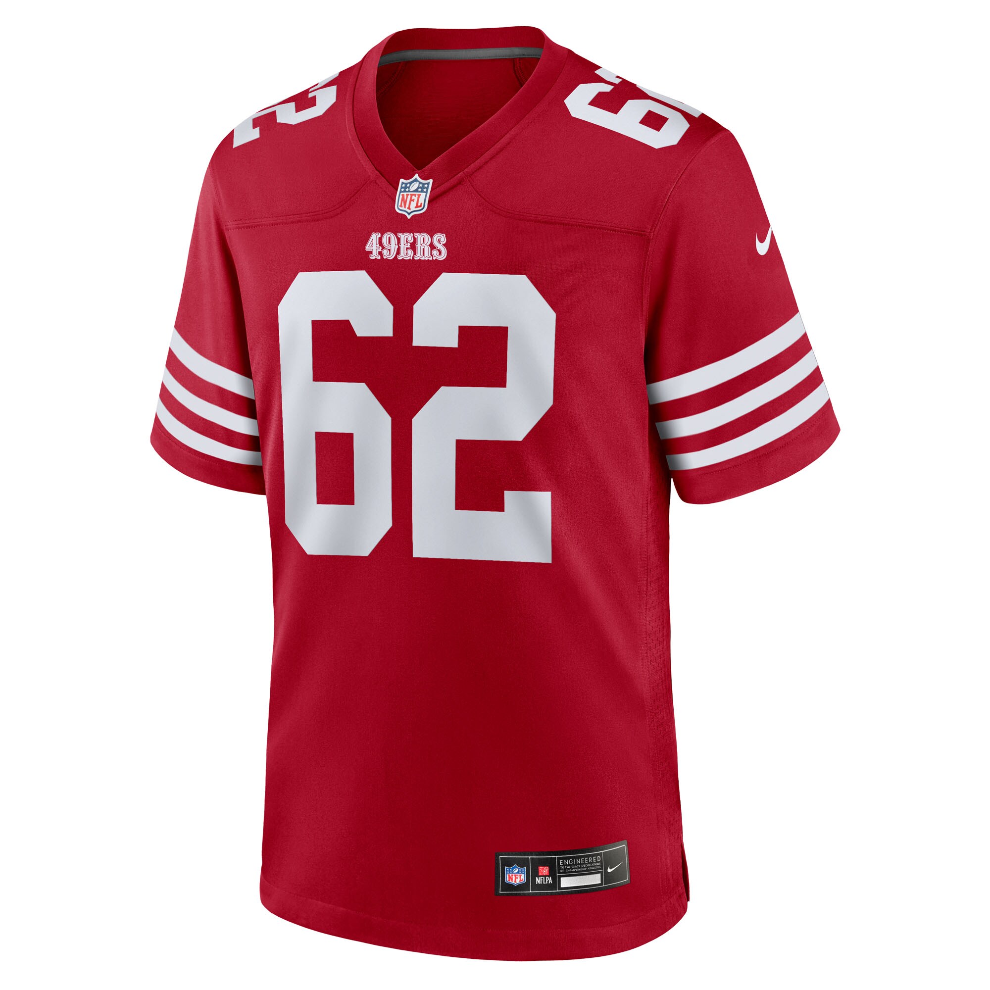 Austen Pleasants San Francisco 49ers Nike Team Game Jersey – Scarlet Clowdercats