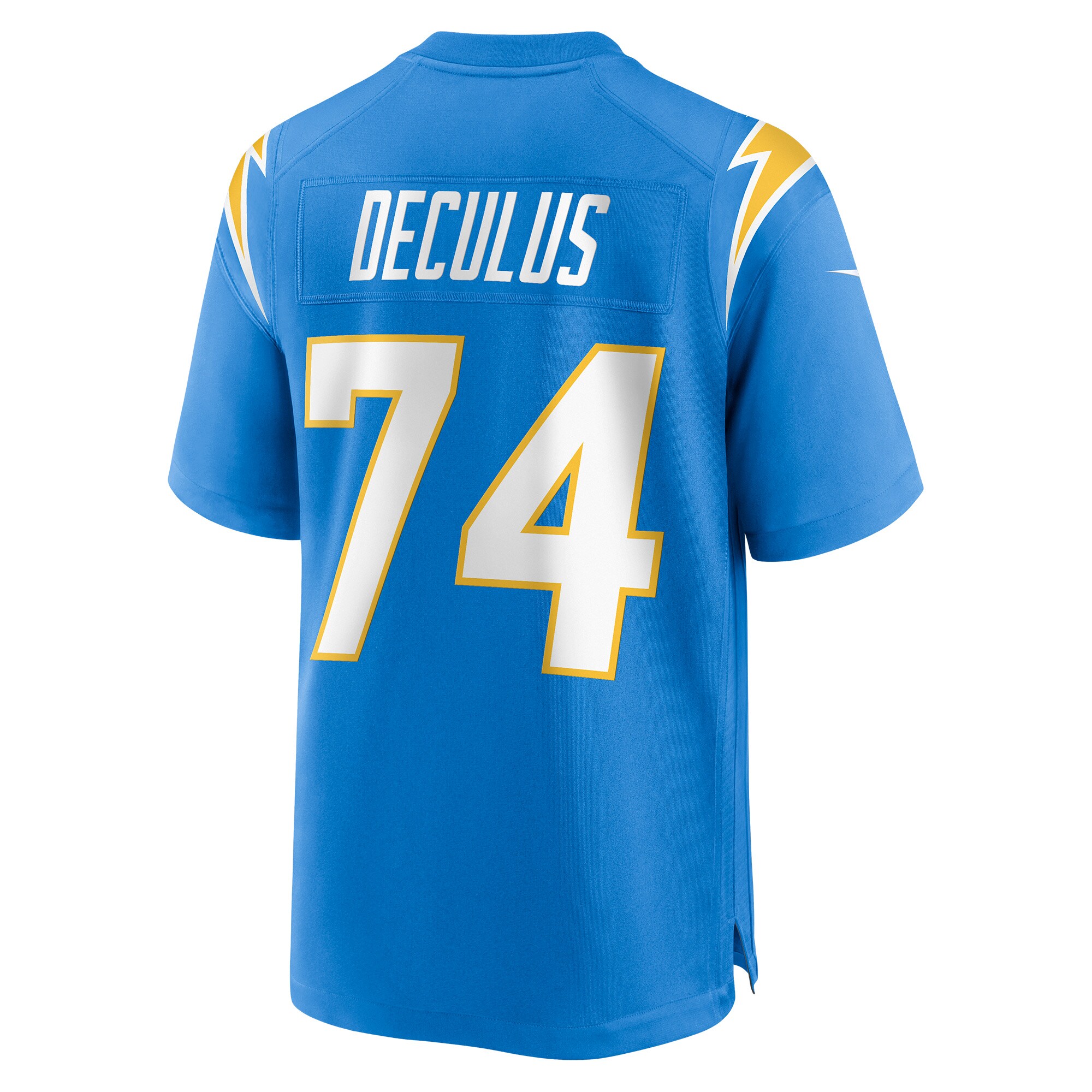 Austin Deculus Los Angeles Chargers Nike Team Game Jersey – Powder Blue Clowdercats