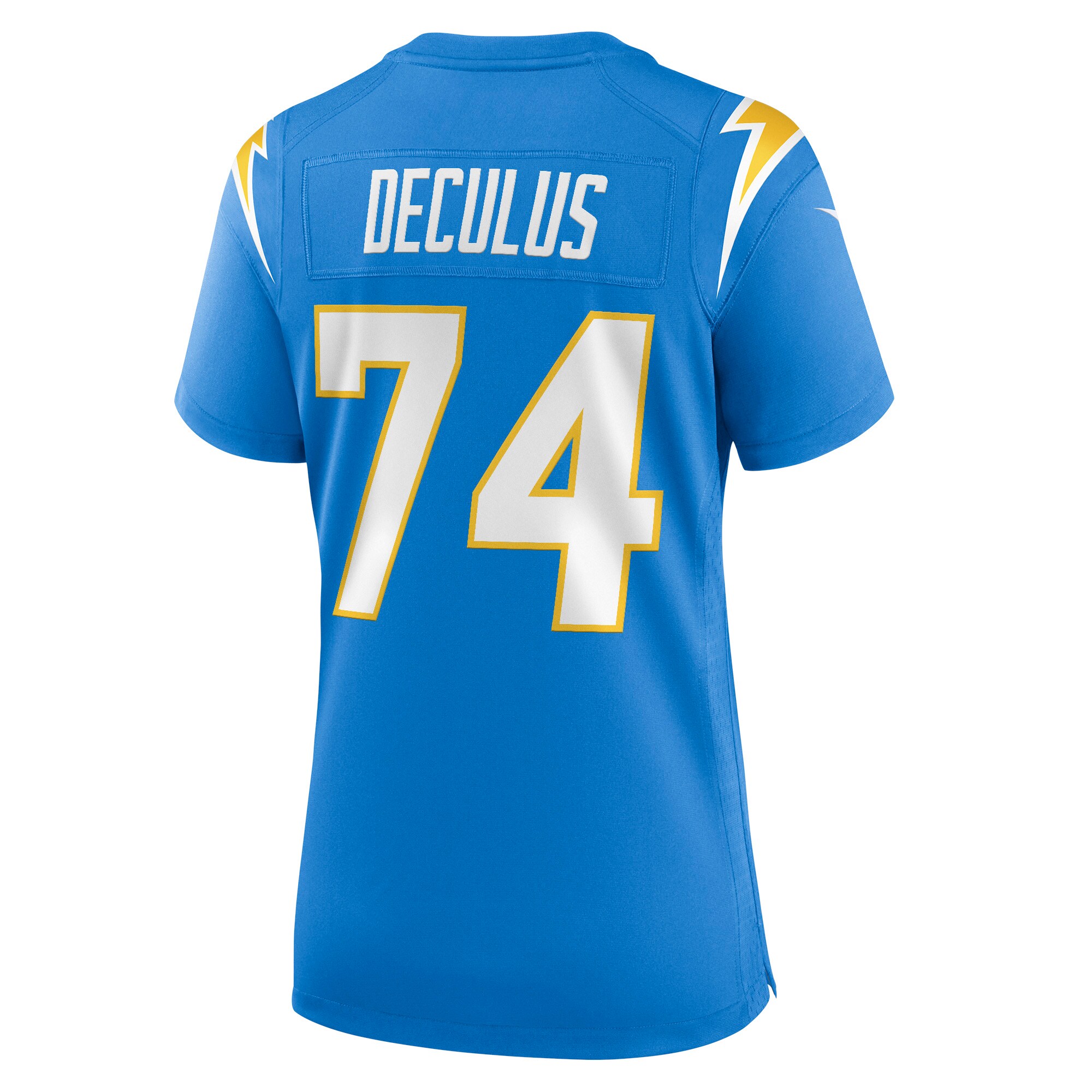 Austin Deculus Los Angeles Chargers Nike Women’s Team Game Jersey – Powder Blue Clowdercats