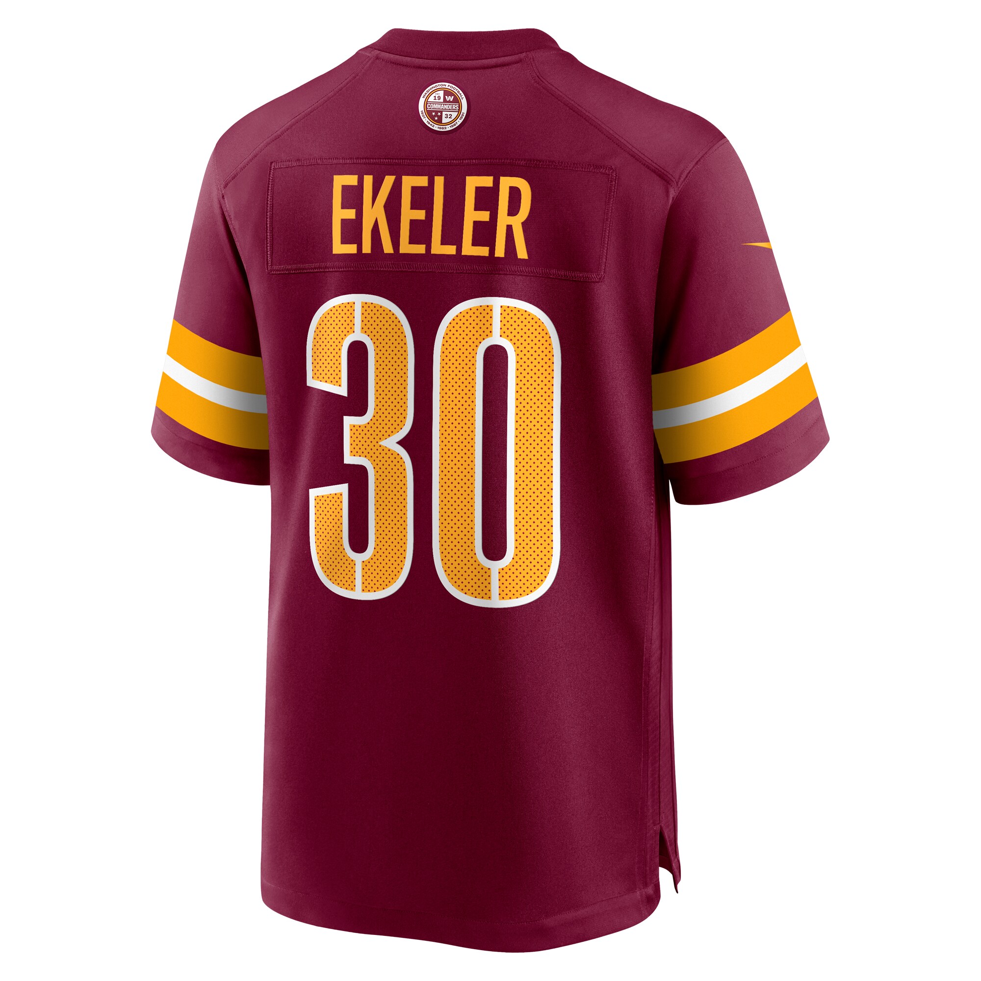 Austin Ekeler Washington Commanders Nike Game Player Jersey – Burgundy Clowdercats