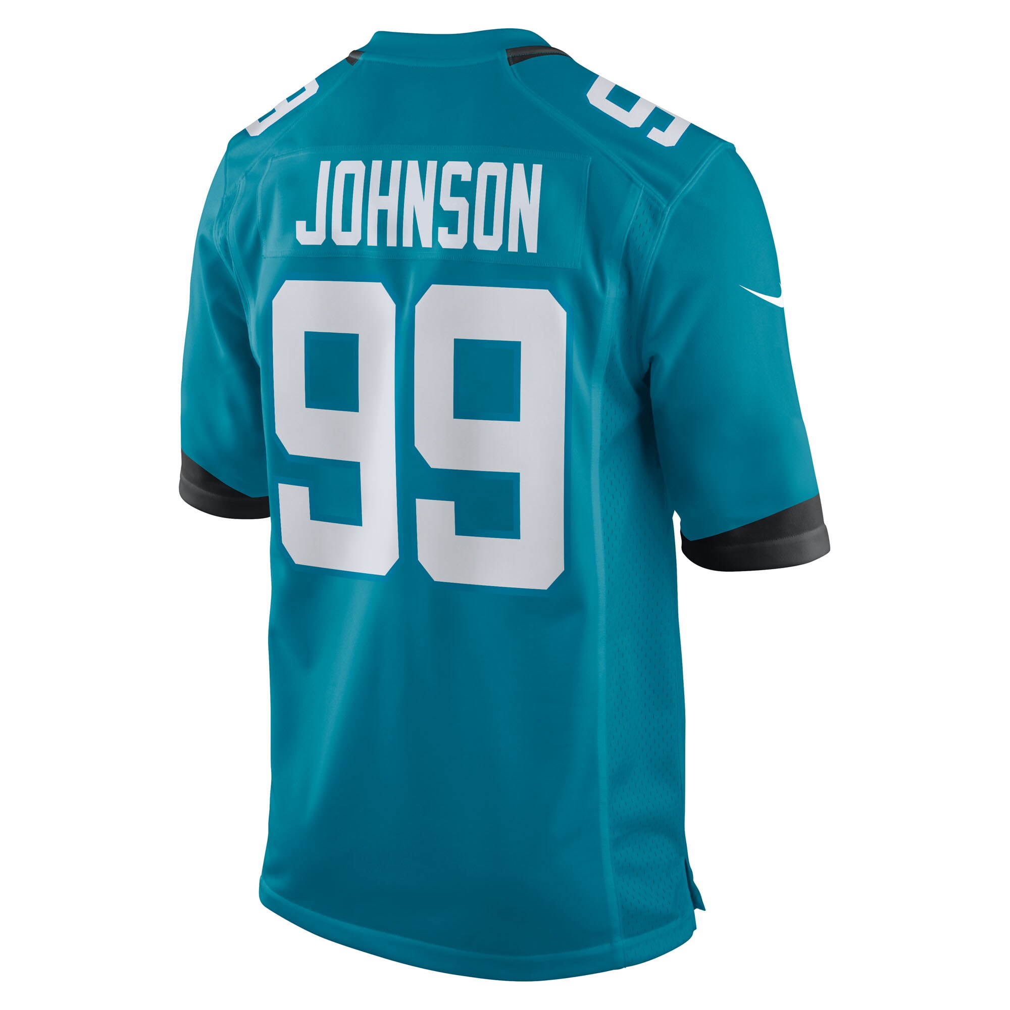 Austin Johnson Jacksonville Jaguars Nike Team Game Jersey – Teal Clowdercats