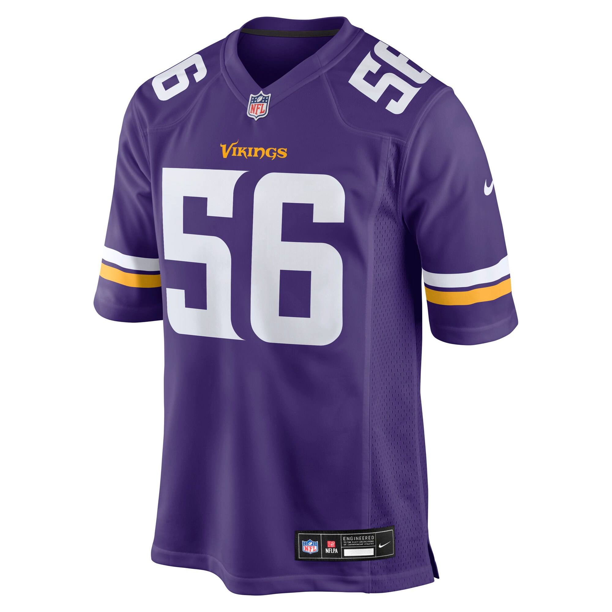 Austin Keys Minnesota Vikings Nike Team Game Jersey – Purple Clowdercats