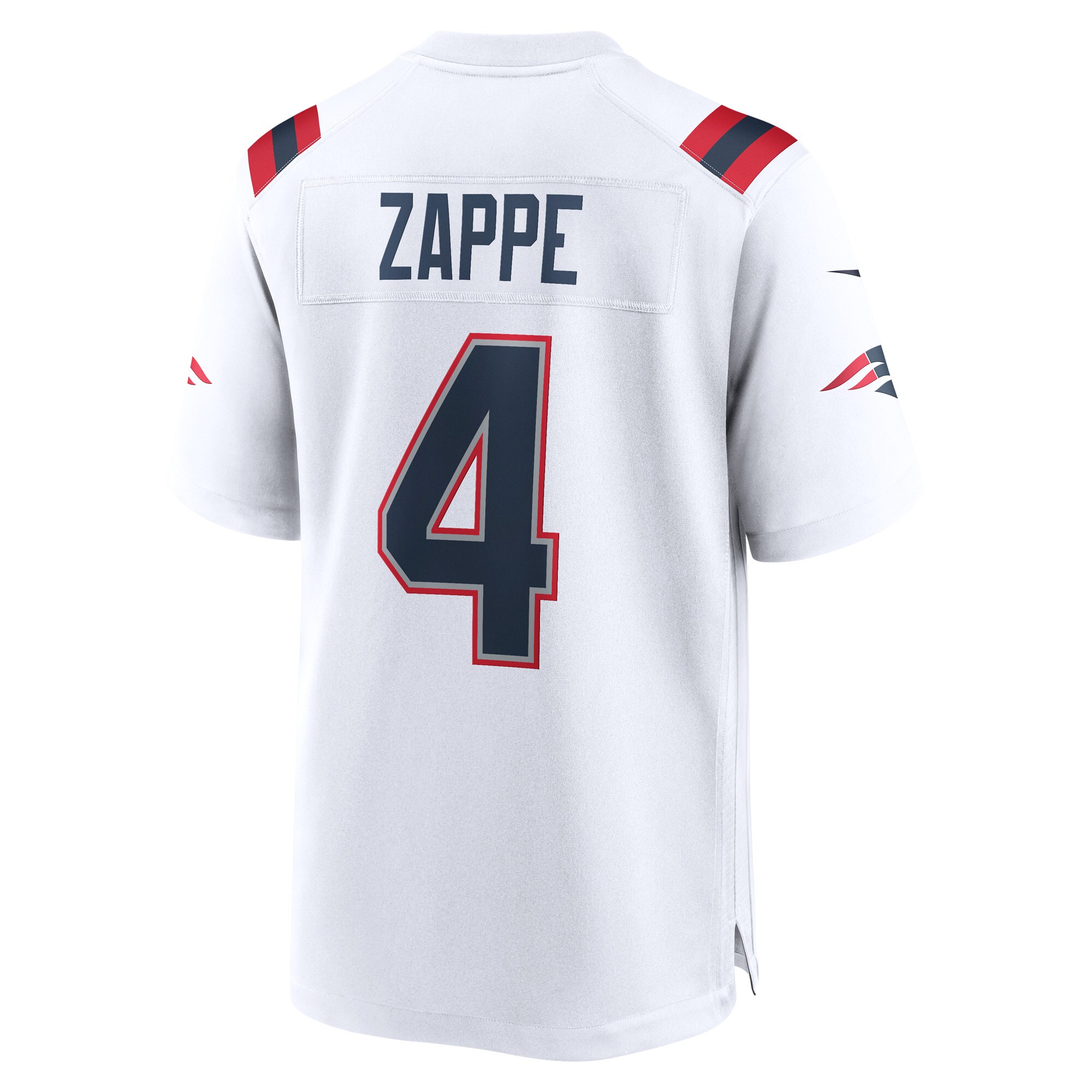 Bailey Zappe New England Patriots Nike Game Player Jersey – White Clowdercats