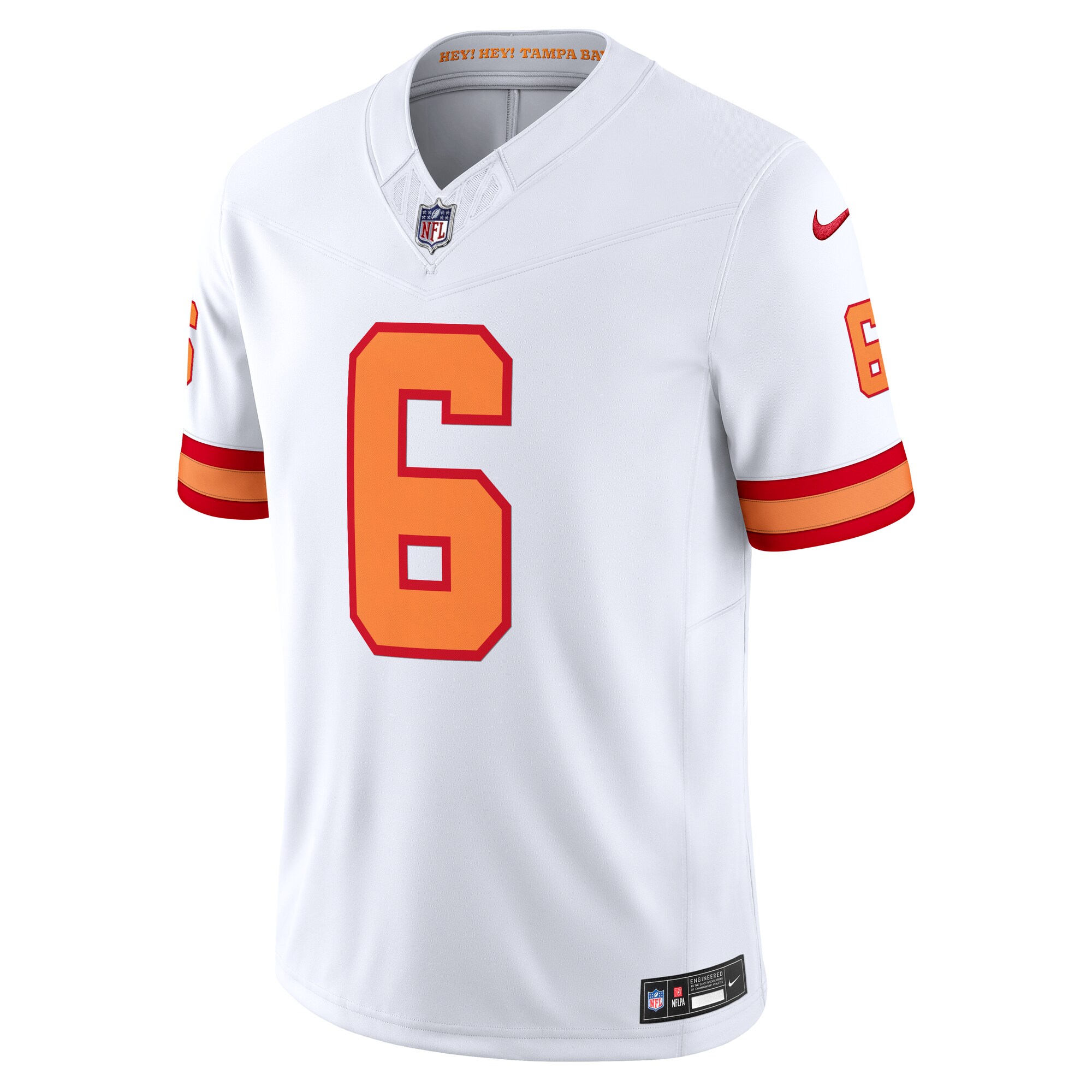 Baker Mayfield ’76 Tampa Bay Buccaneers Nike Vapor F.U.S.E. Player Limited Jersey – White Clowdercats