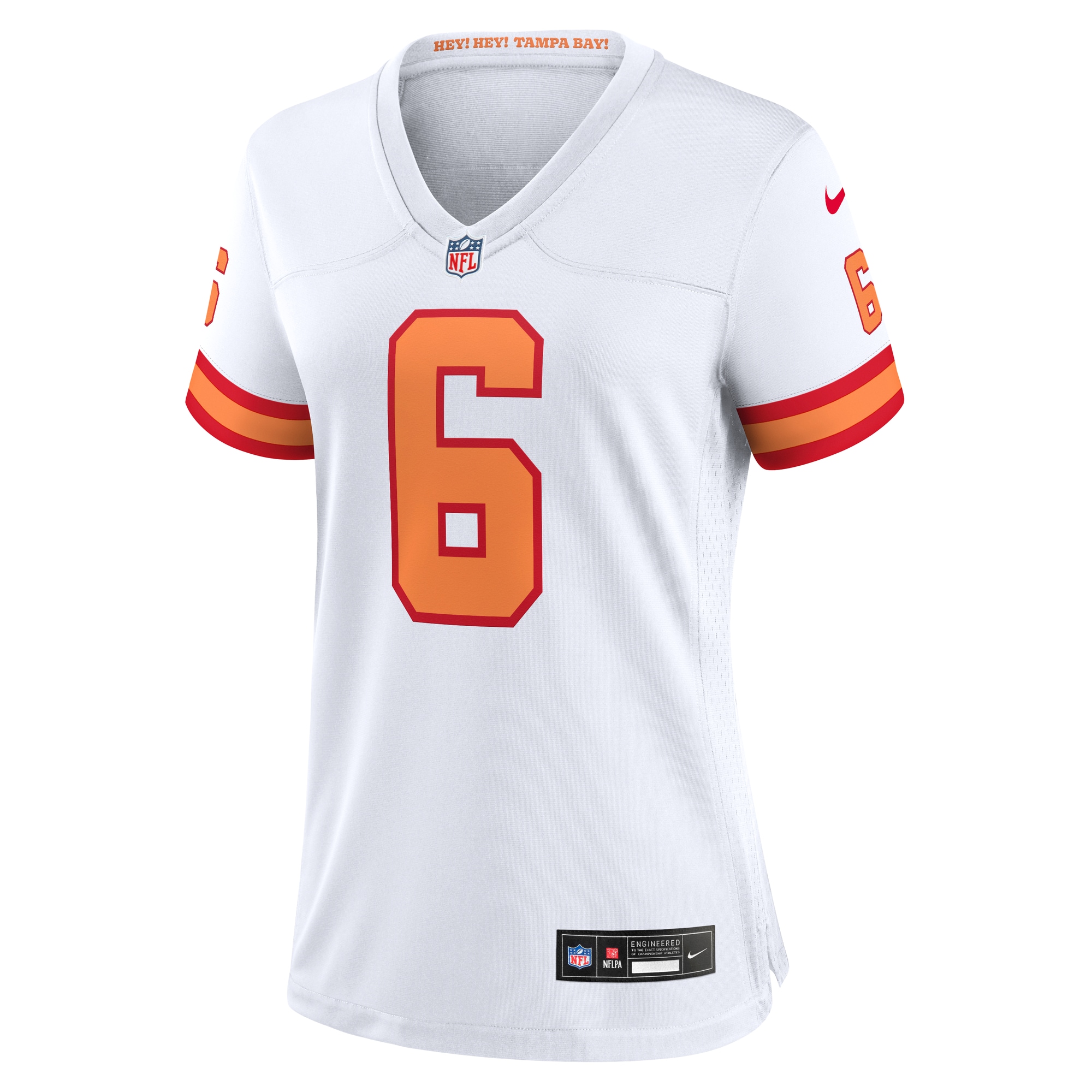 Baker Mayfield ’76 Tampa Bay Buccaneers Nike Women’s Game Jersey – White Clowdercats