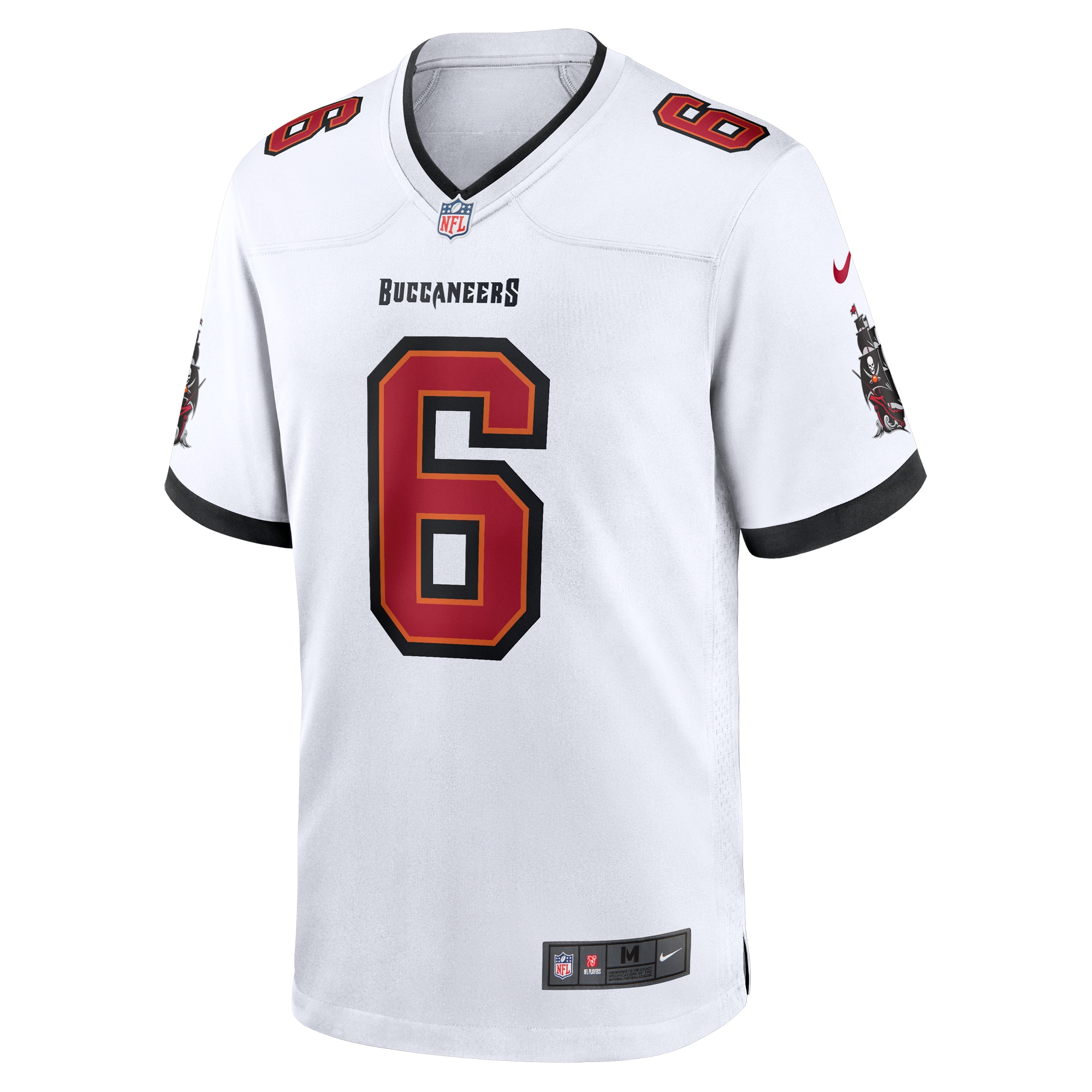 Baker Mayfield Tampa Bay Buccaneers Nike Away Game Jersey – White Clowdercats