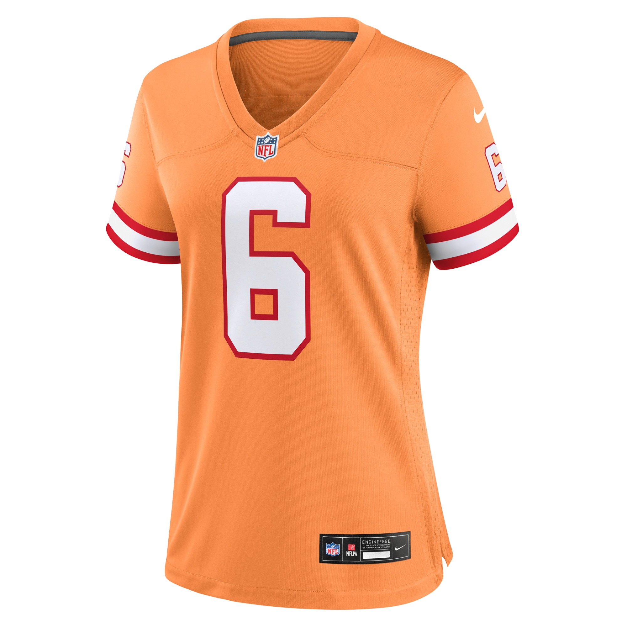 Baker Mayfield Tampa Bay Buccaneers Nike Women’s Throwback Game Jersey – Orange Clowdercats